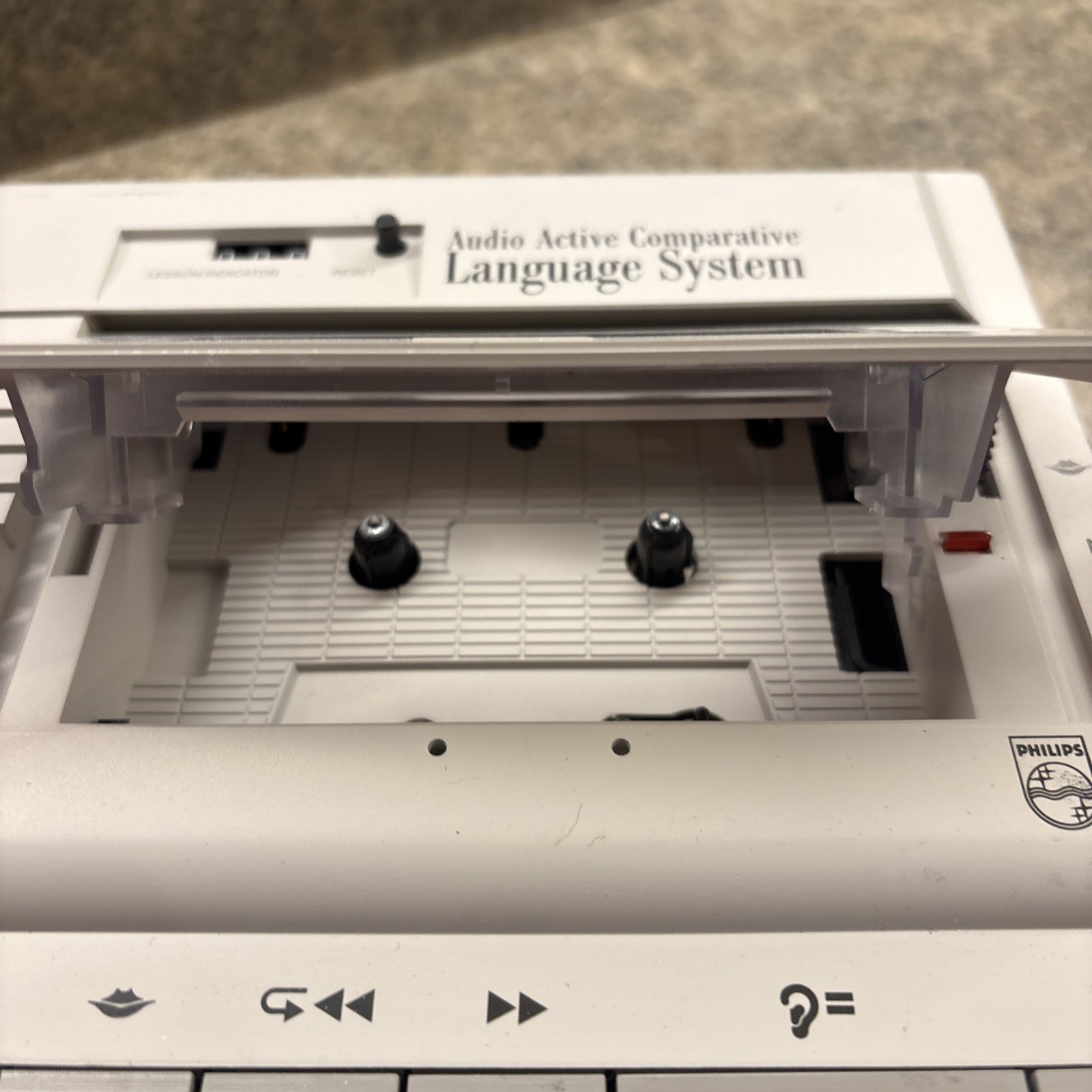 Philips AAC7000 Audio Active Comparative Language System Cassette Player 70’s