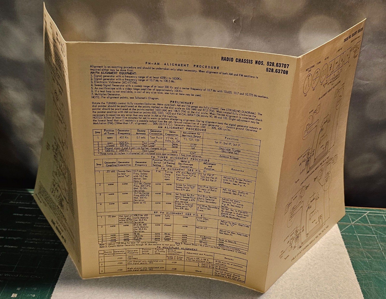 Sears Silvertone 528.63707, 528.63708 Technical Manual