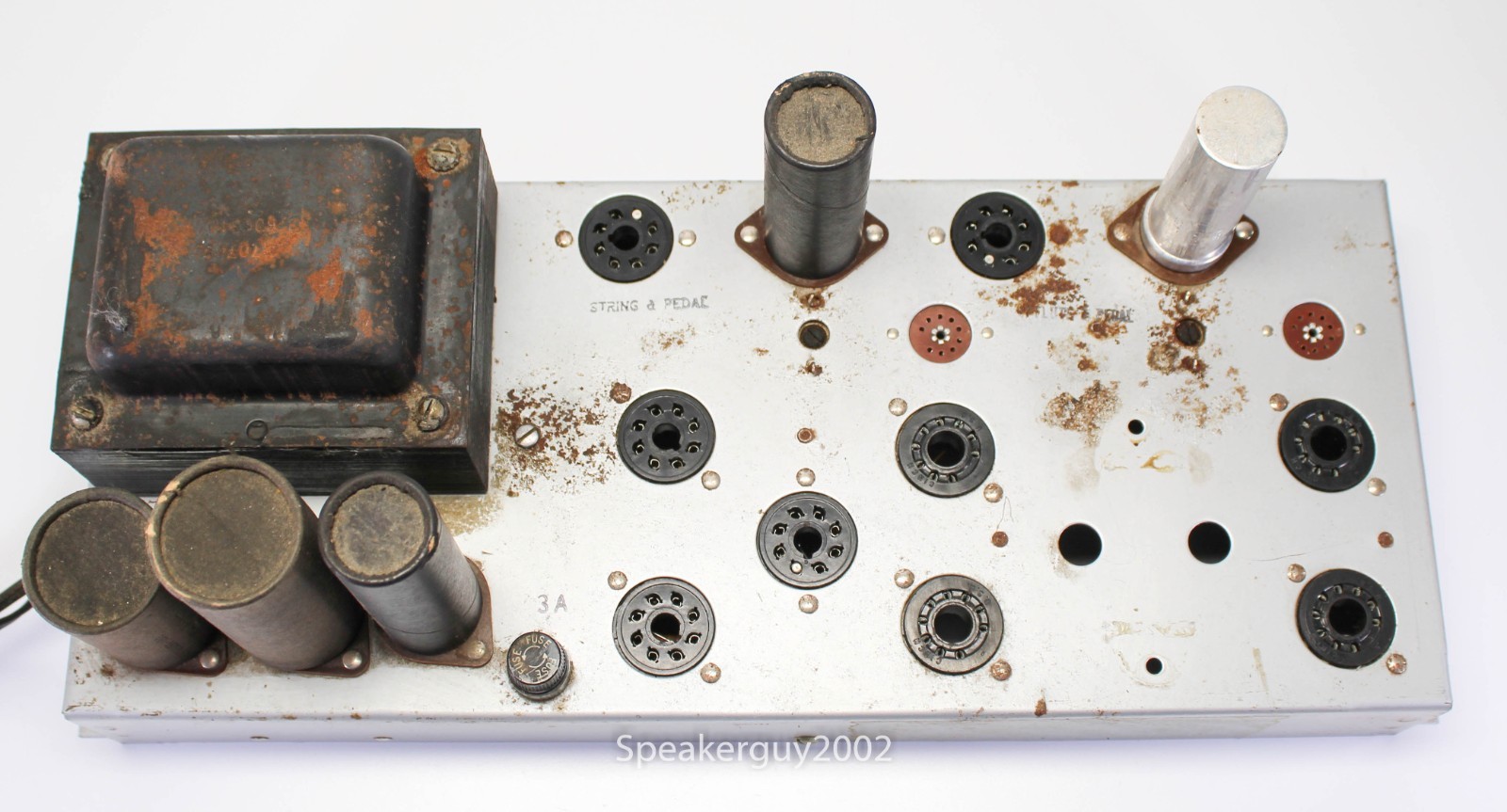 Conn 7868 / 12AX7 Tube Amplifier Chassis – No Output Transformers — CS2