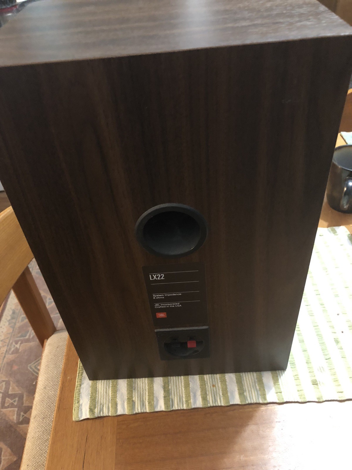 Vintage 1990s JBL Bookshelf Speakers Model LX22 Wood Grain Excellent Condition