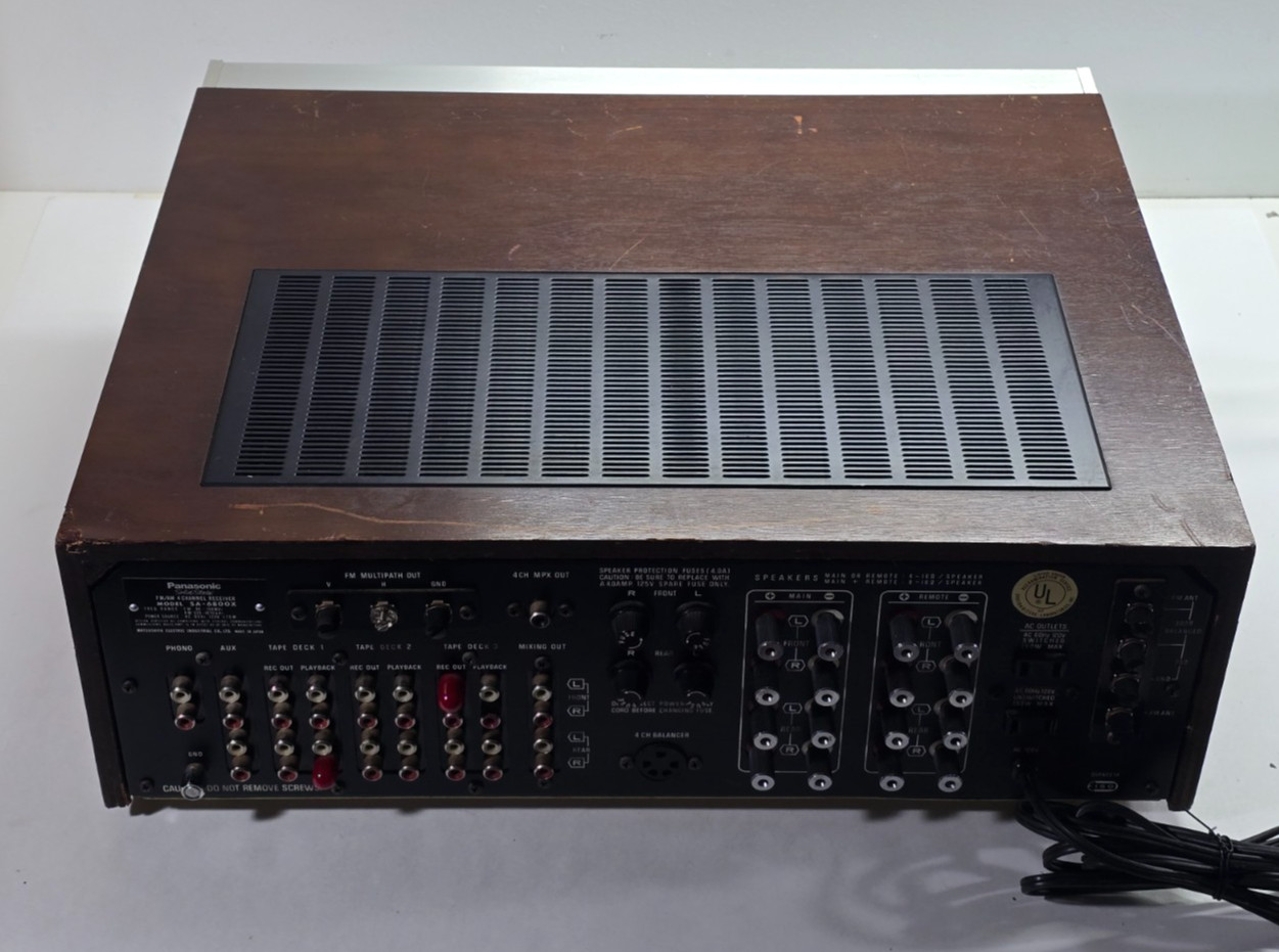 PANASONIC SA-6800X Quadrophonic Receiver 4 Channel AM/FM (Fully Tested/Working)