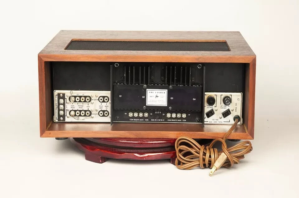Wood case for Fisher 440T, 500T, 550T, 600T, 700T, TFM1000 – 10-year warranty