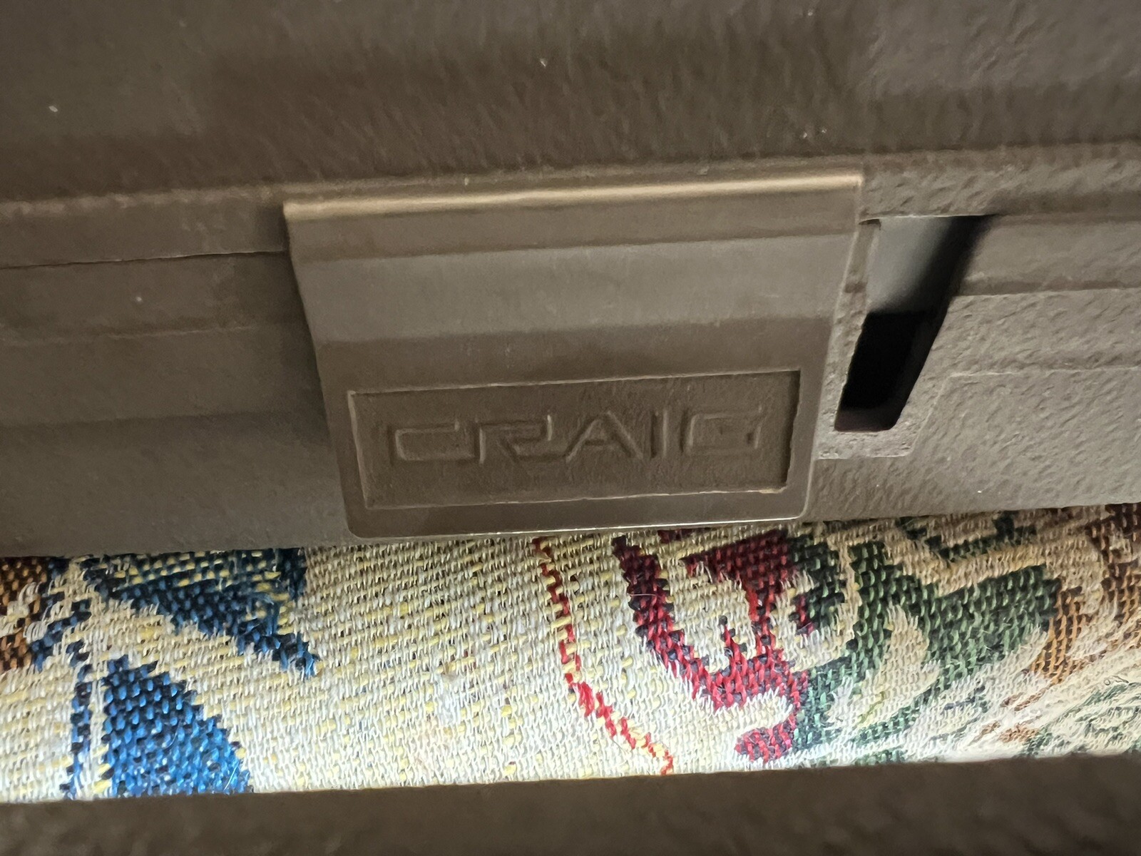 REMARKABLY CLEAN CRAIG 2603 TAPE RECORDER IN TRAVEL CASE