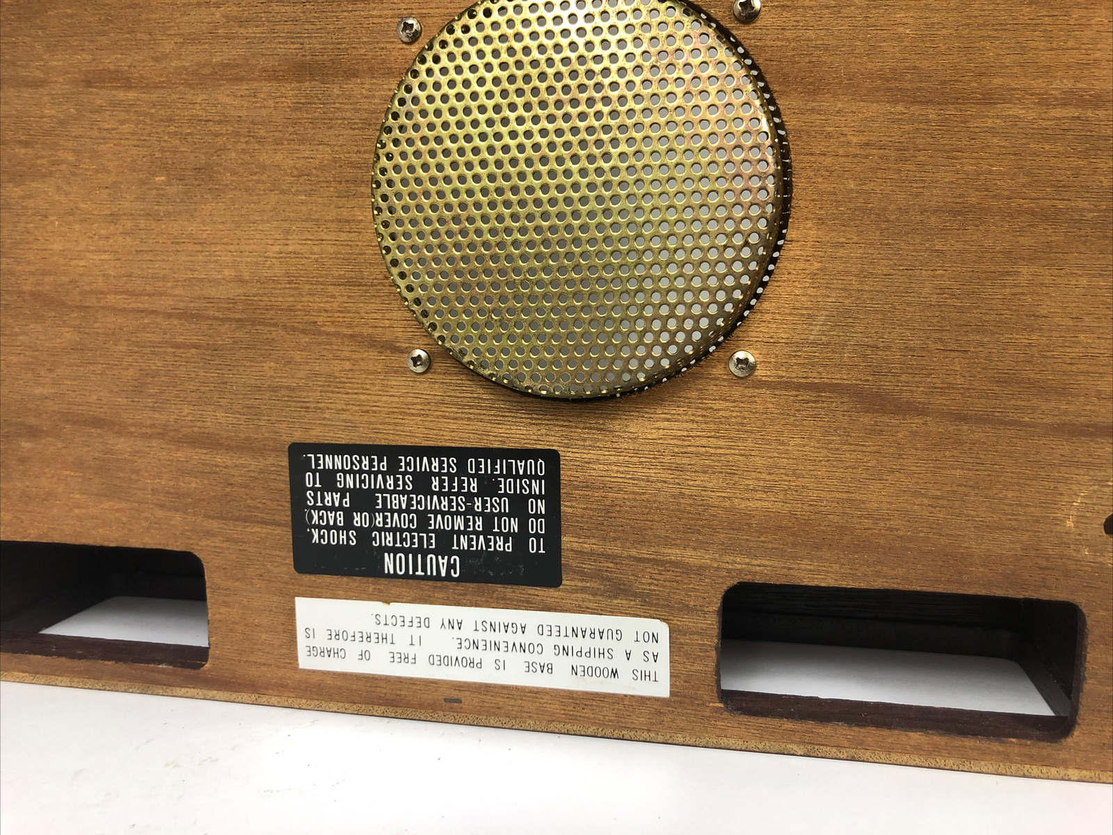 SONY TC-355 wood cabinet case