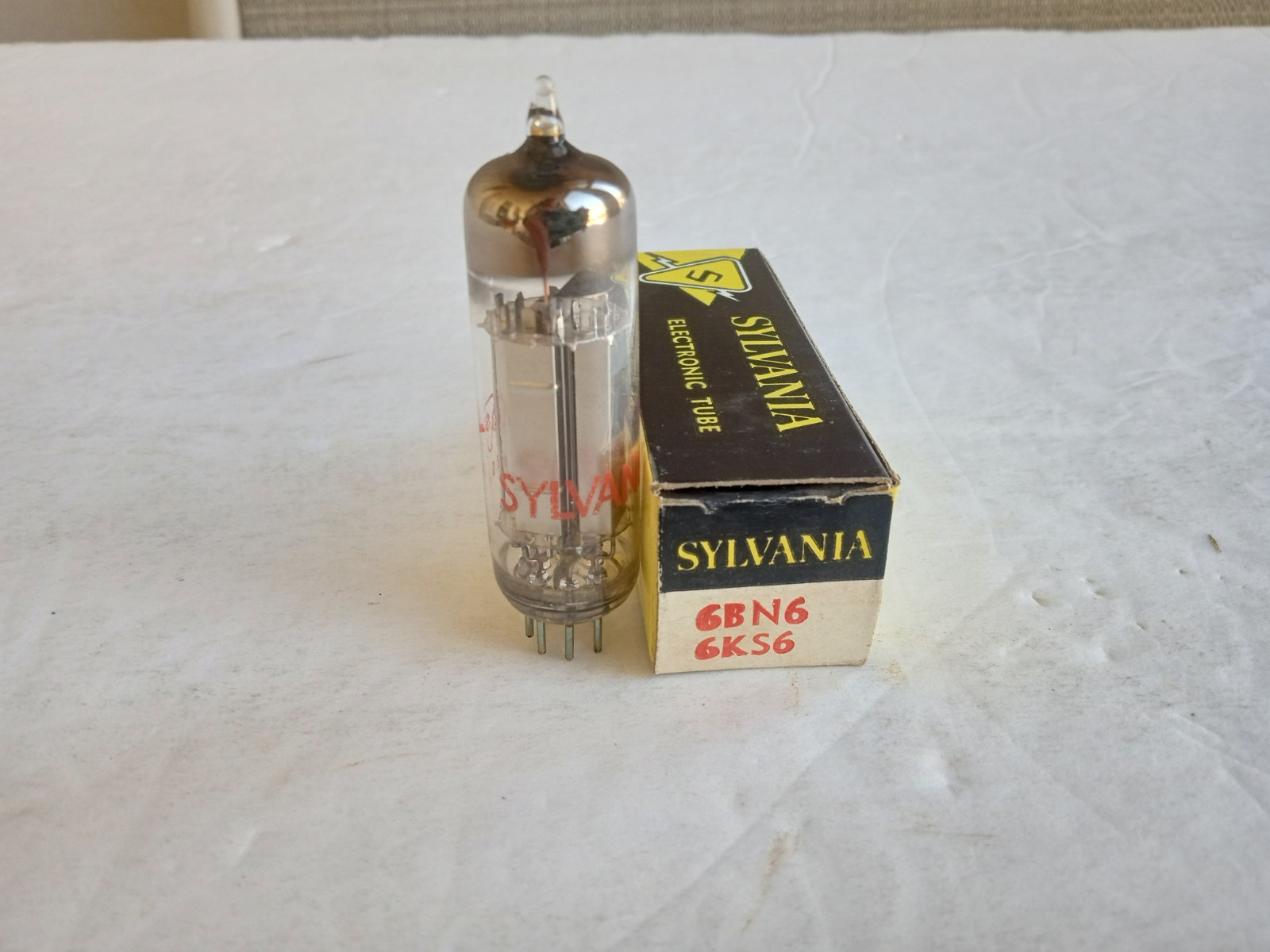 Nos SYLVANIA 6BN6 6KS6 Vacuum Tube TESTED