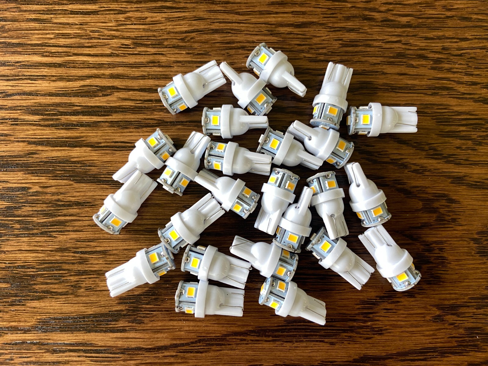 25 New Warm White 8V Wedge Lamp LED Light Bulbs for Pioneer Project/One Receiver
