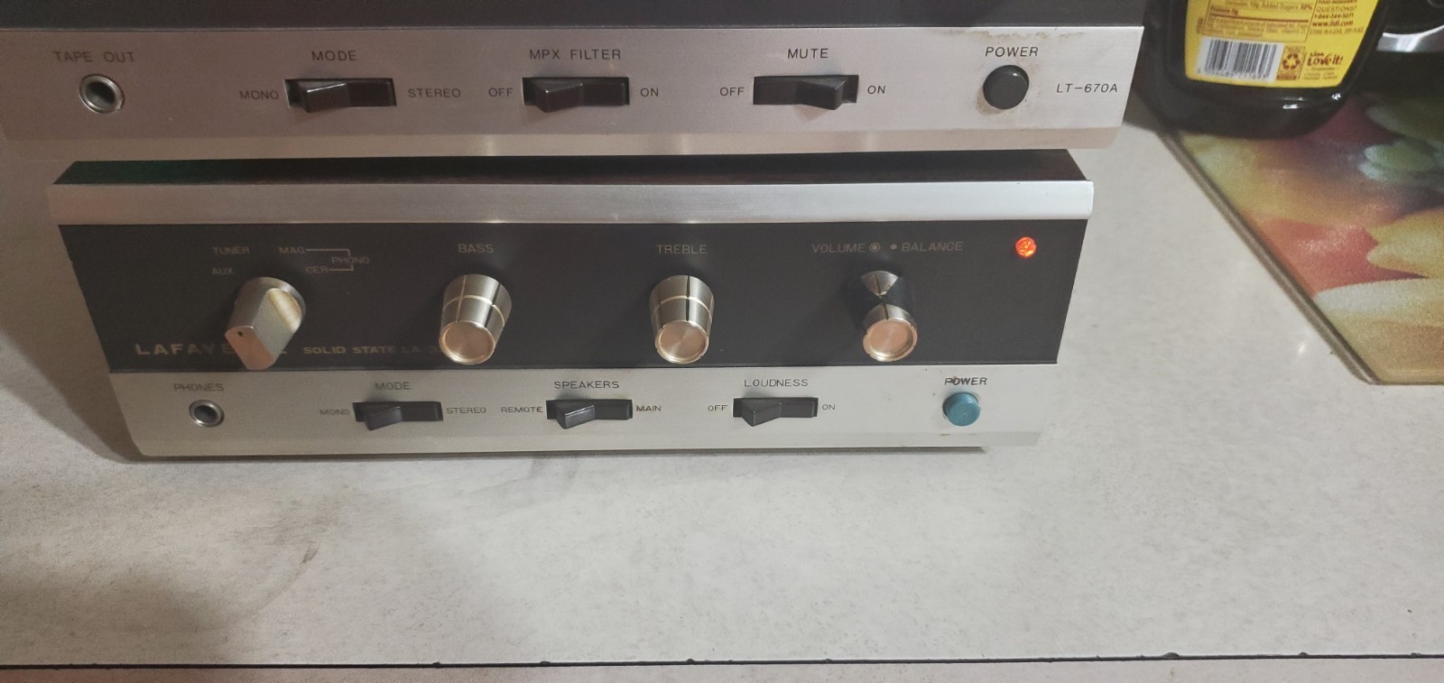 LAYFAYETTE LA-324A AMPLIFIER AND LT-670A TUNER IN GREAT CONDITION