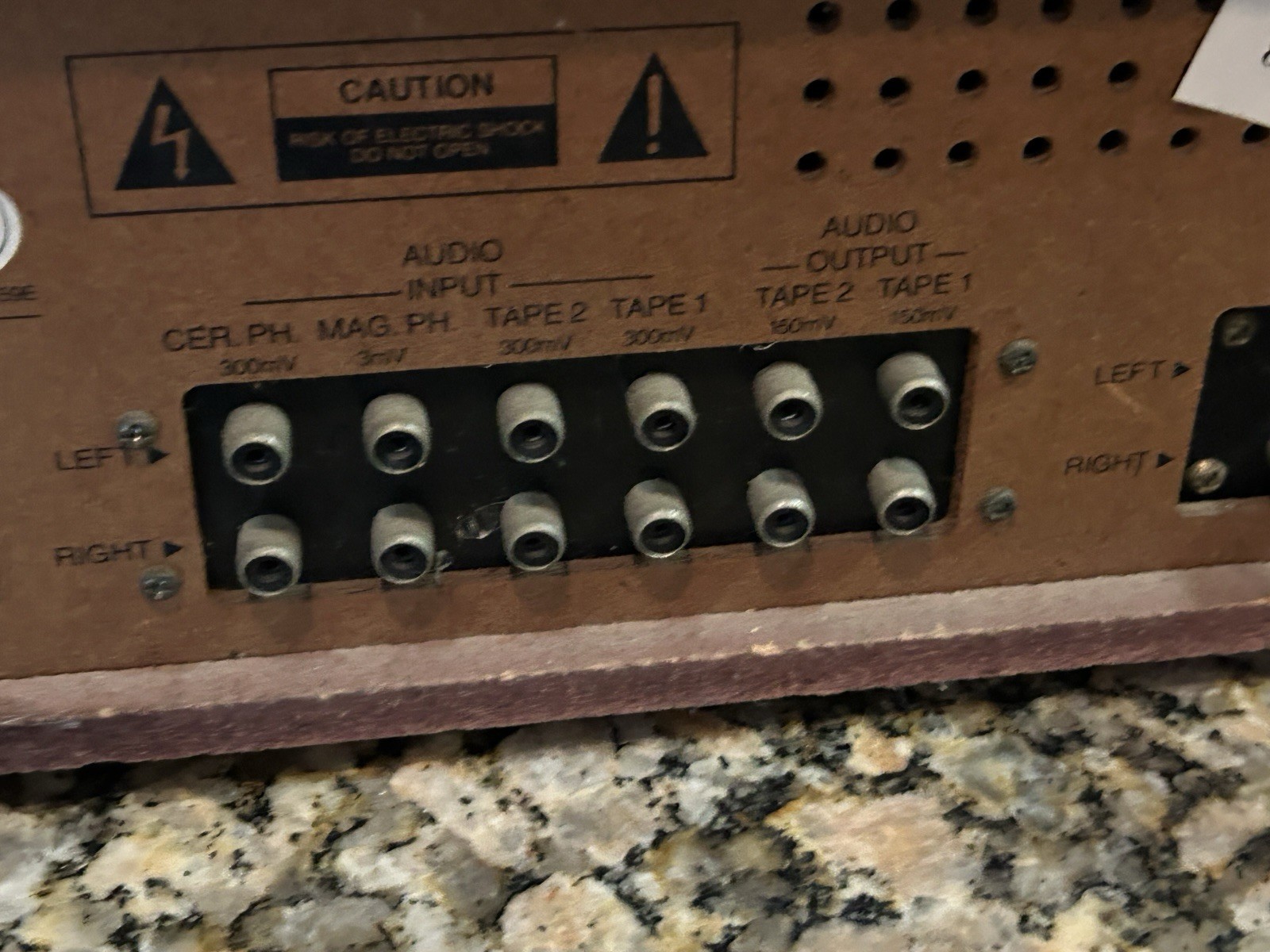 Vintage JC Penney Stereo Receiver Walnut Woodgrain Retro 683-1784 VIDEO