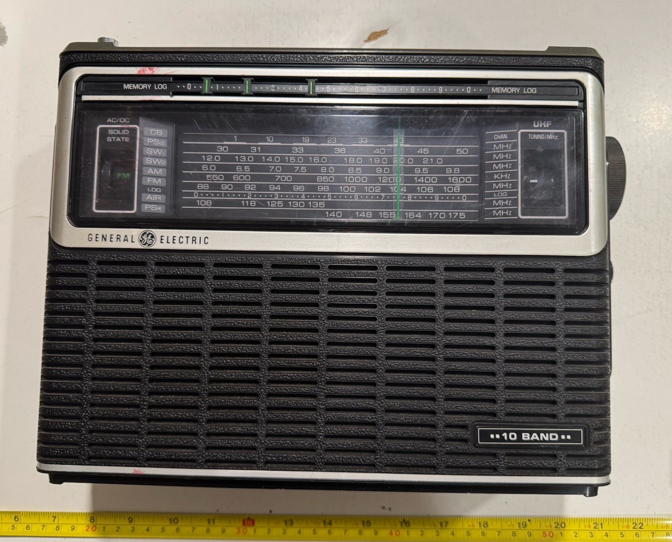 General Electric Monitor 10 Multi Band Radio Model 7-2971A -TESTED & WORKING!