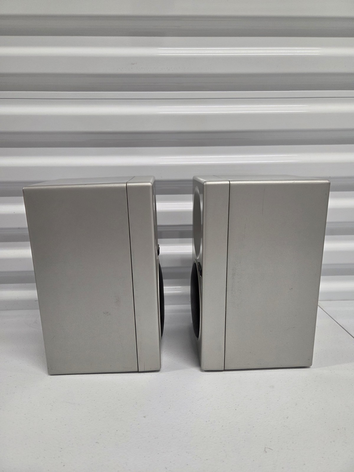​Vintage Technics SB-F2 2-Way Linear Phase Speakers Pair Silver Japan – Tested