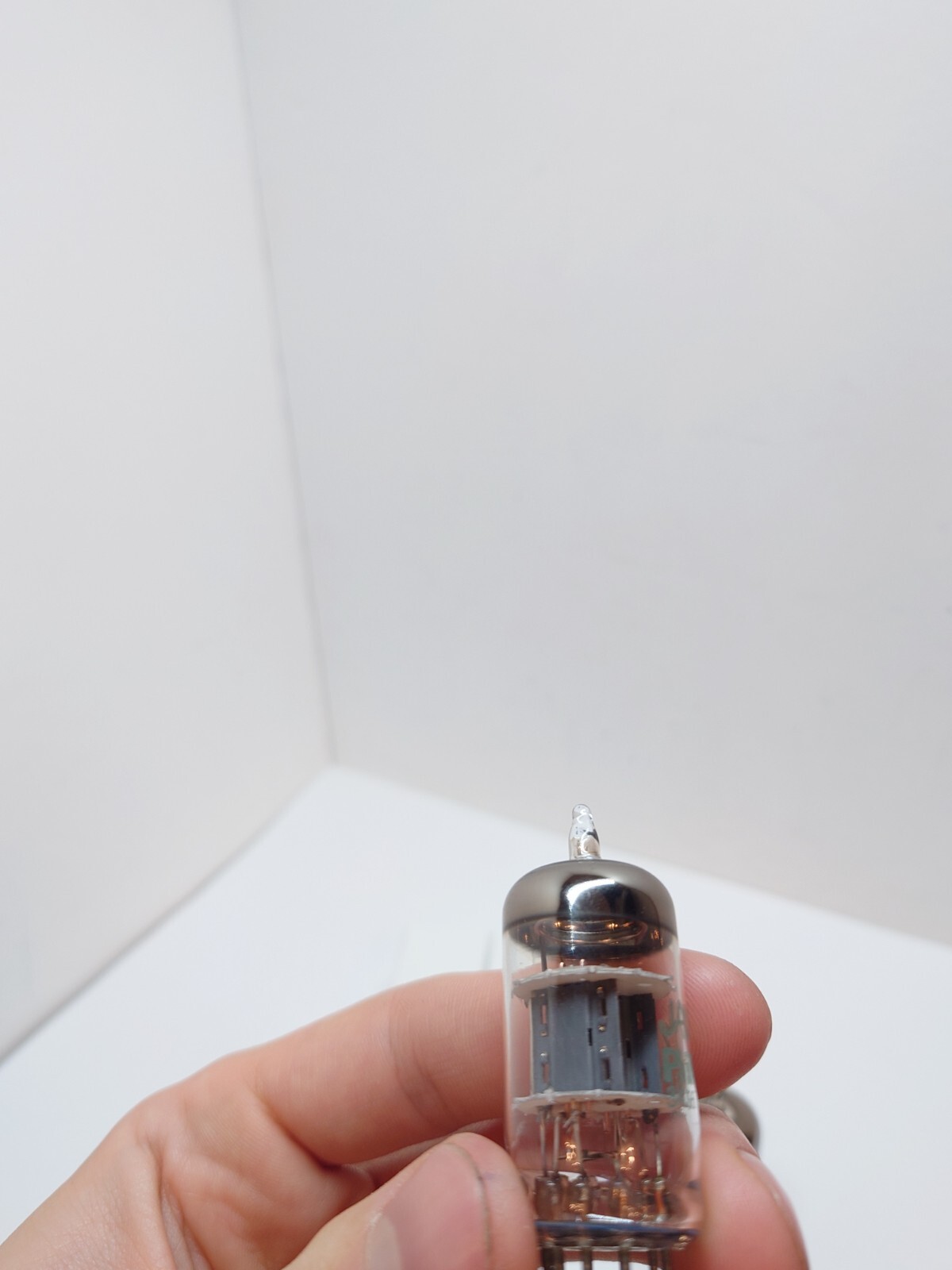 Matched Pair of Philips 12AT7WC TV-7 Tested VACUUM TUBE O-Getter Grey Plate