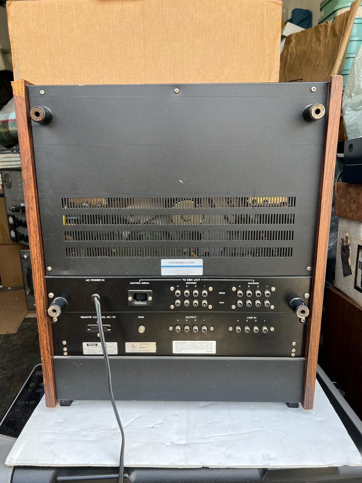 TEAC A-3440 TAPE RECORDER REEL TO REEL