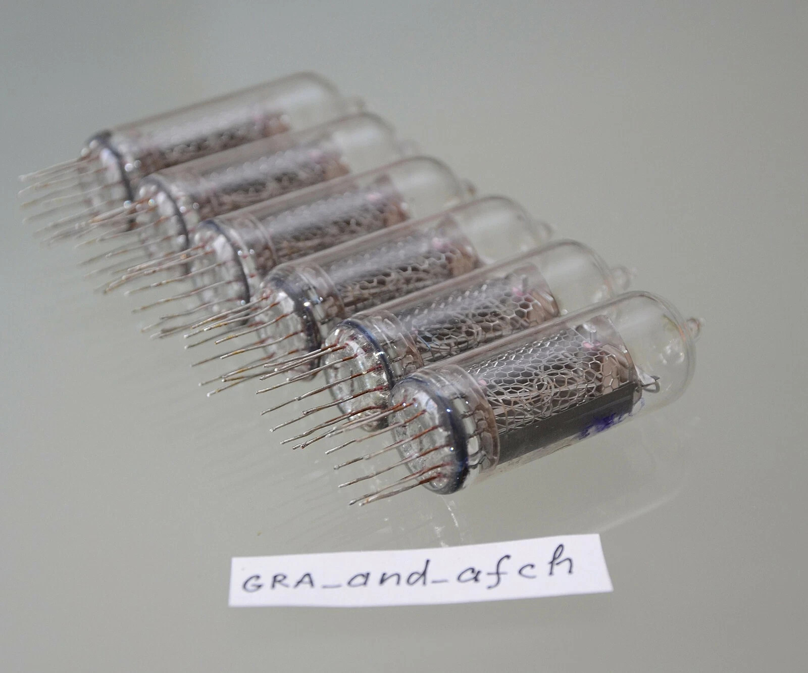 IN-14 Nixie Tubes UNUSED TESTED Desoldered [6 pcs SET] FAST DELIVERY UPS 3-5Days