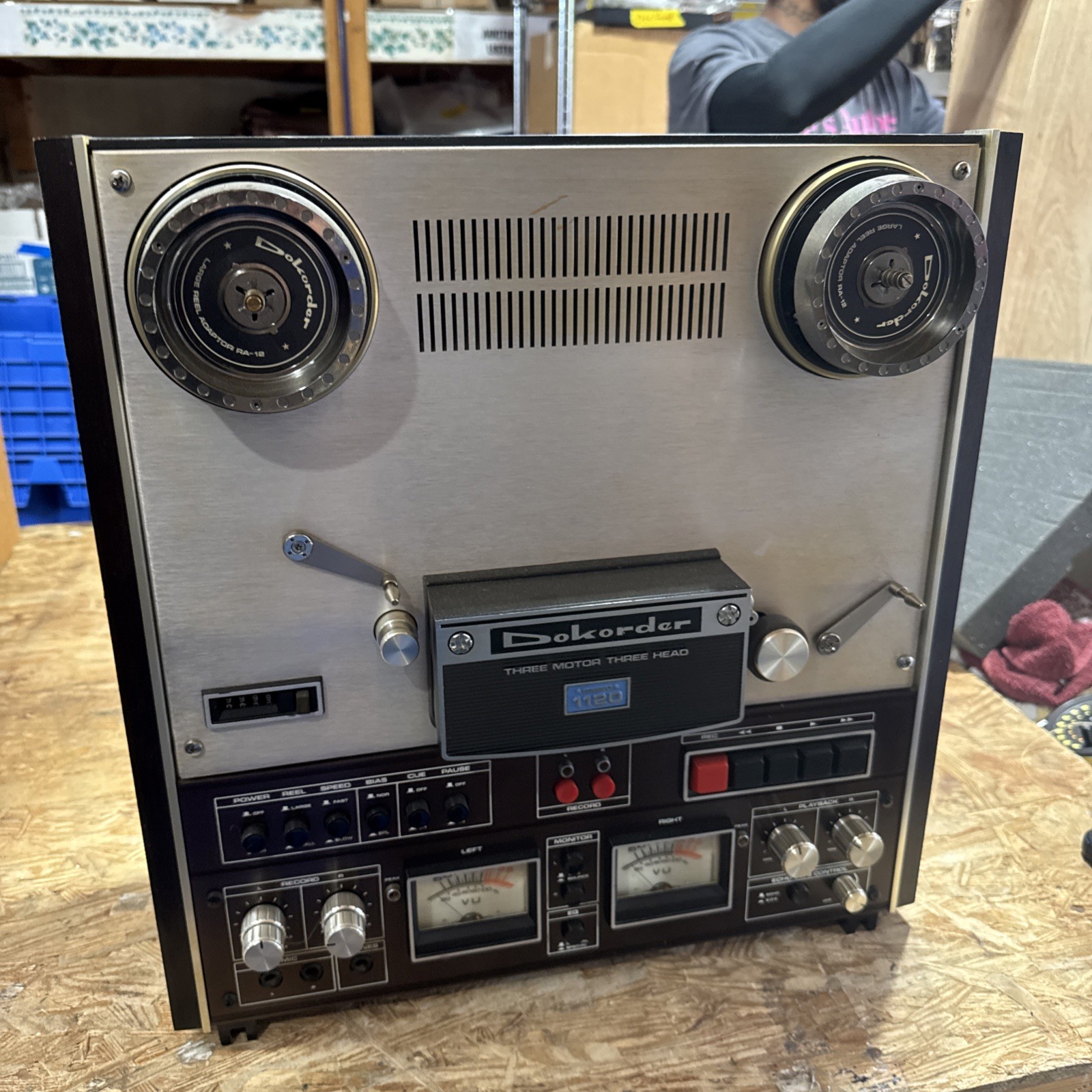Dokorder 1120 Reel To Reel Tape Deck Great Cosmetic and Working Condition