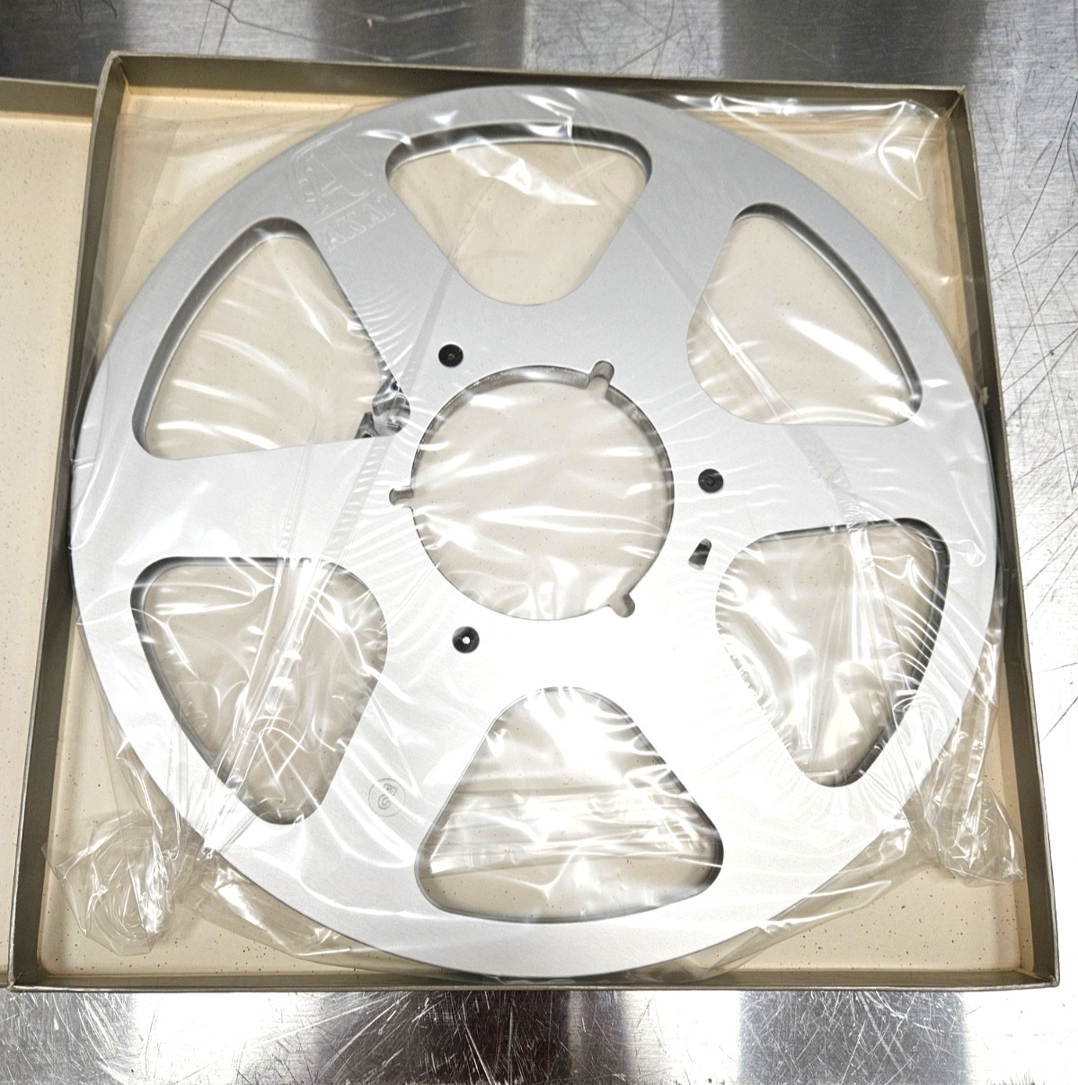Vtg AKAI OEM ATR-10 10″ Empty Metal Take-Up 1/4″ Tape Reel (to Reel). NEW (R2R)