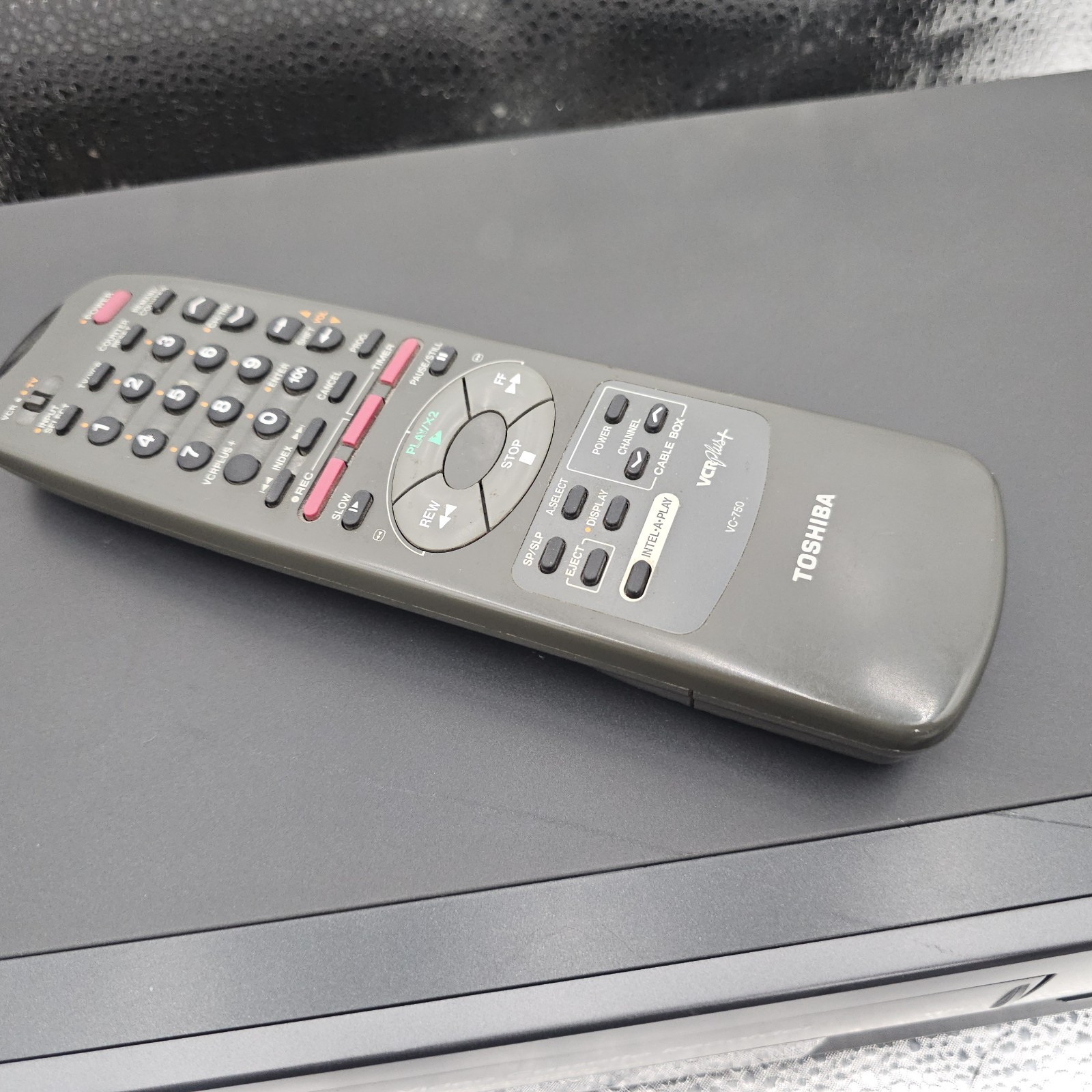 Toshiba W-627 4-Head Hi-Fi VHS VCR Video Cassette Recorder w/ Remote Tested