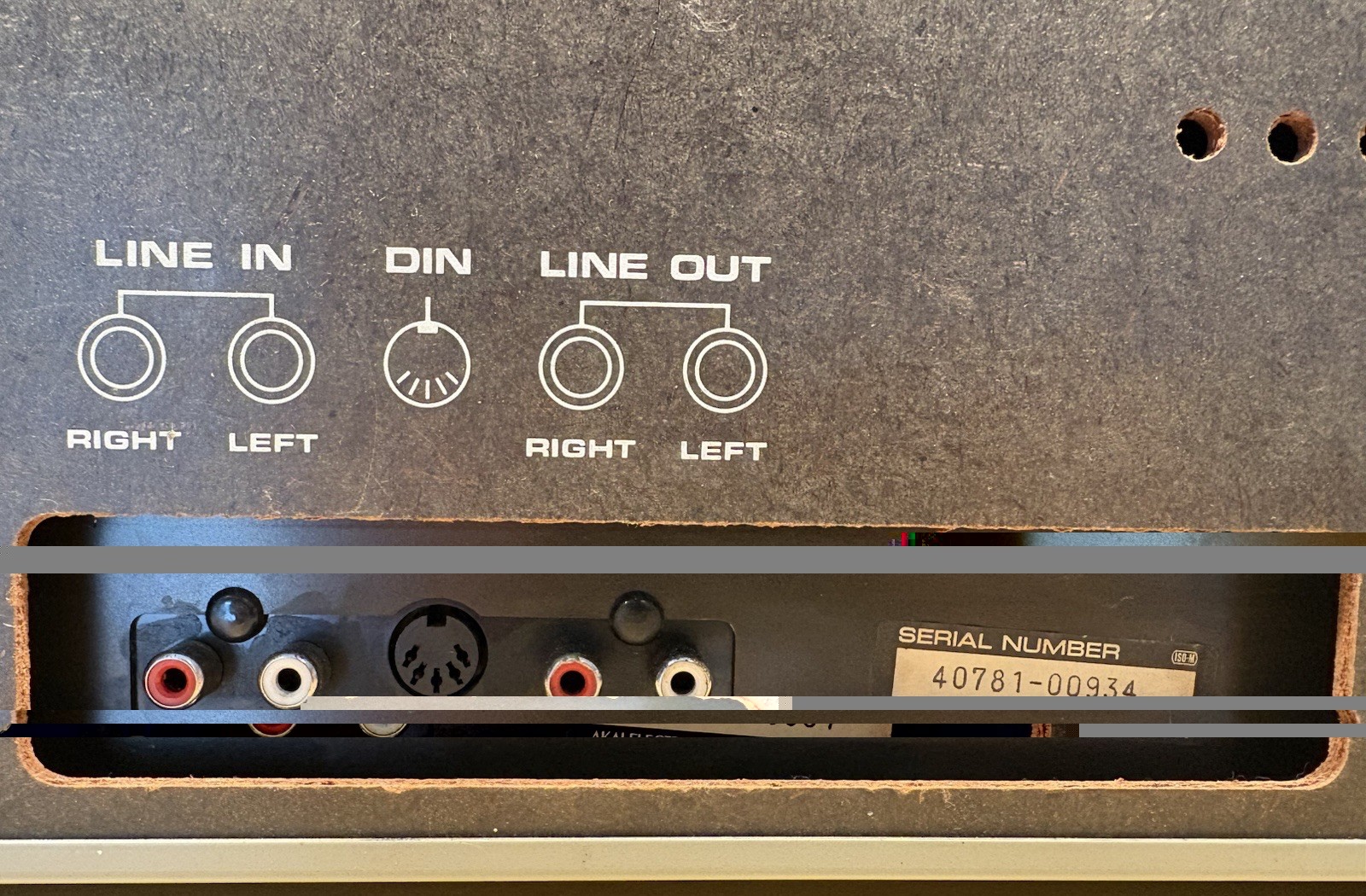 Akai GX-266 II Open Reel Tape Deck Recorder With Akai Reel For Parts Or Repair
