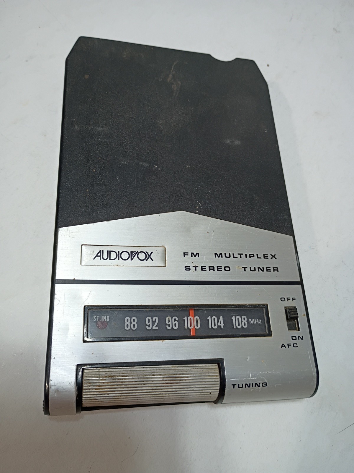 Audiovox FM-8A FM Radio Multiplex Tuner Adapter For 8 Track Player Untested