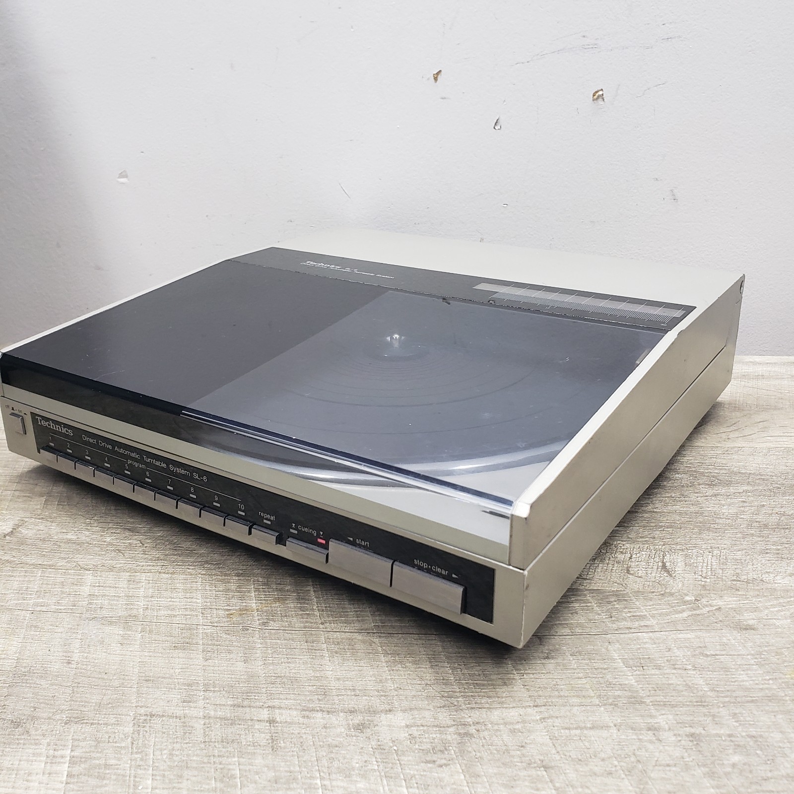 Works/SEE VIDEO* Technics SL-6 Automatic Direct Drive Linear Tracking Turntable