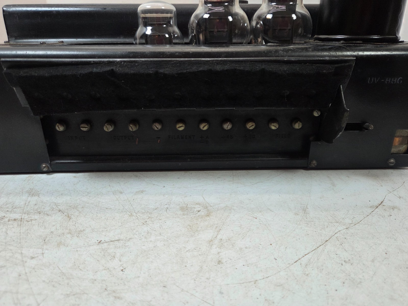 RARE RCA AP-832 Power amplifier w/ type 10 81 and 876 tubes Great shape