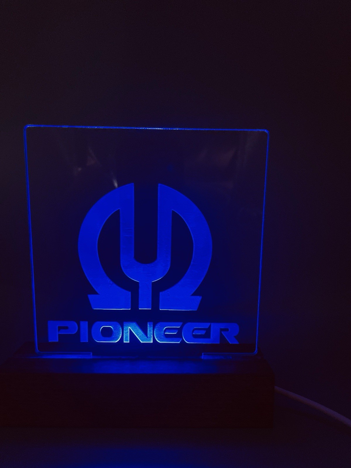 Pioneer SPEC-4 Stereo Power Amplifier Vintage LED Sign
