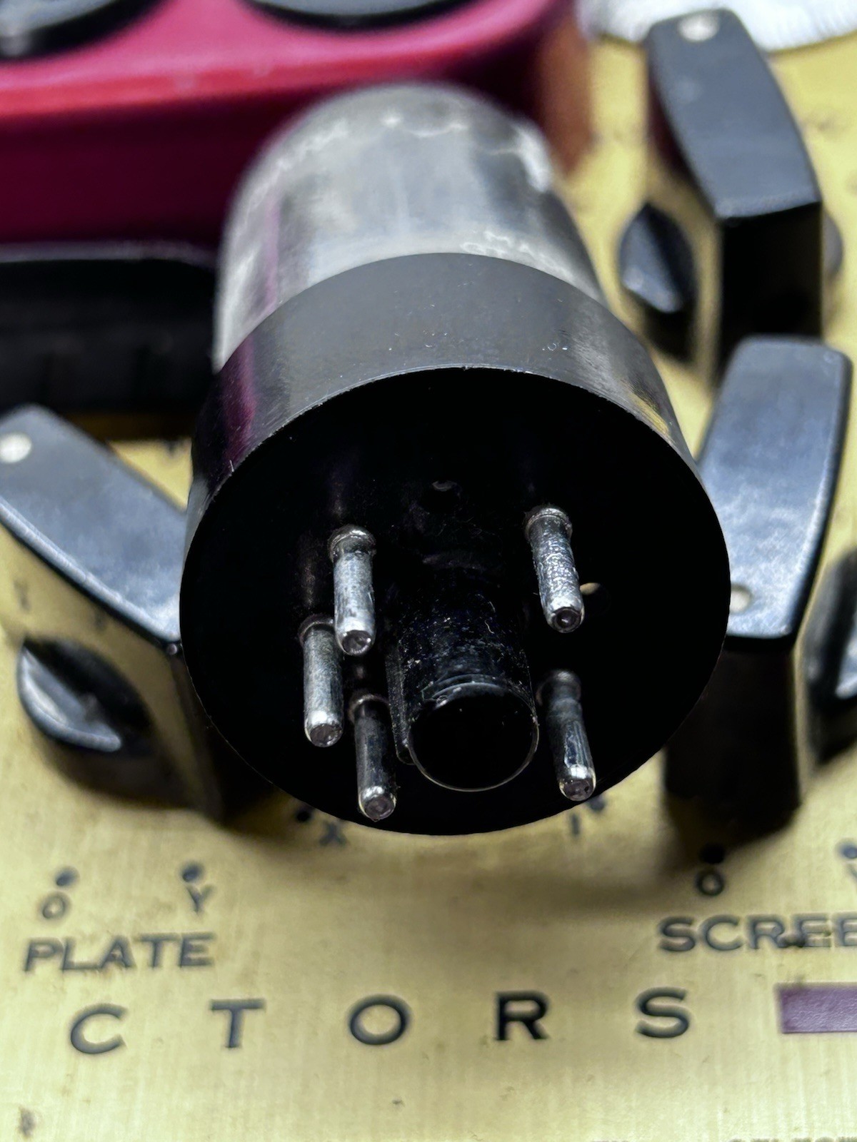 Mullard GZ34 5AR4 Shield Logo Audio Rectifier Tube. Recently Cal.Hickok Tested.