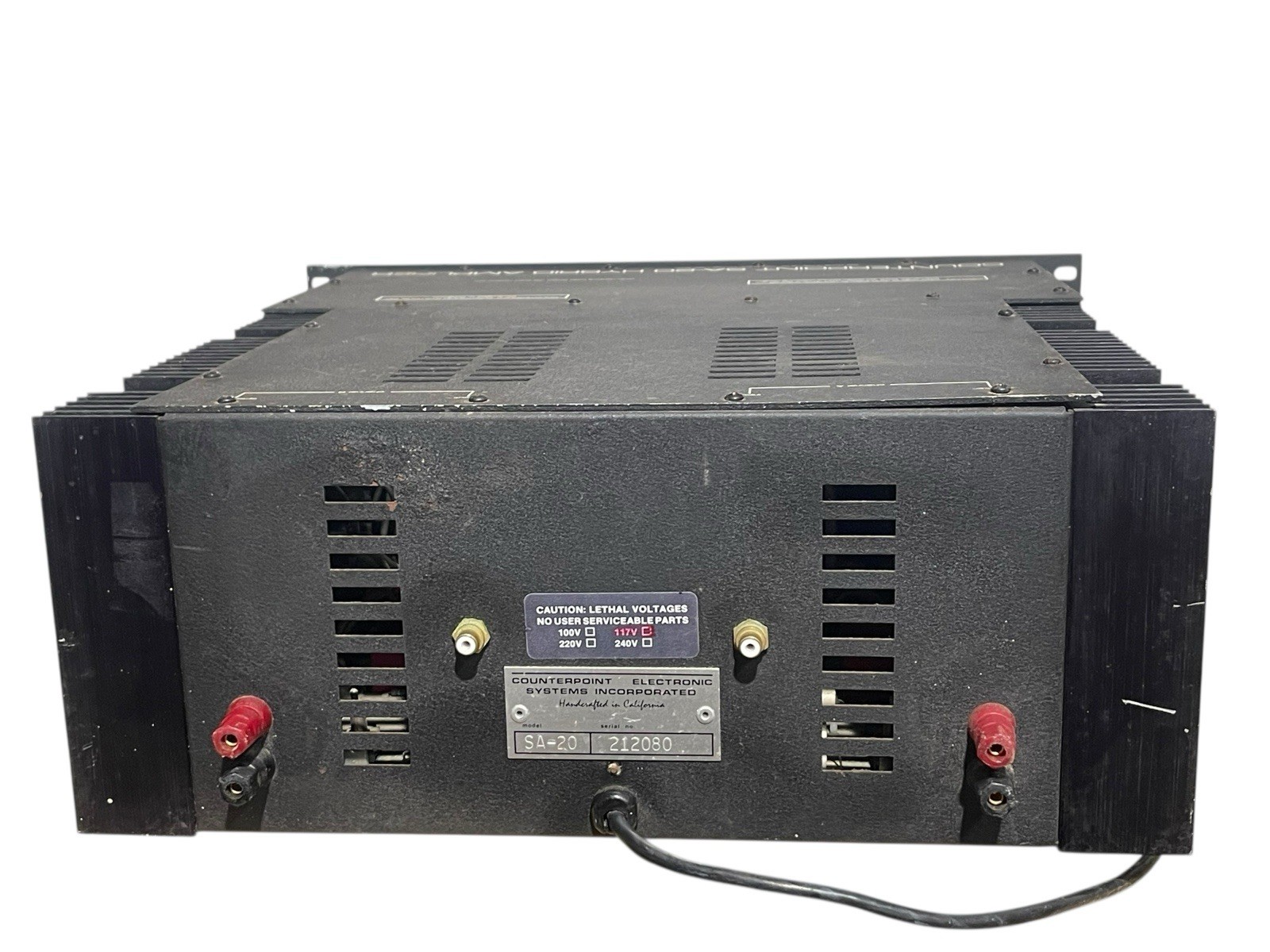 Counterpoint SA-20 Hybrid Tube Power Amplifier – Parts Or Repair