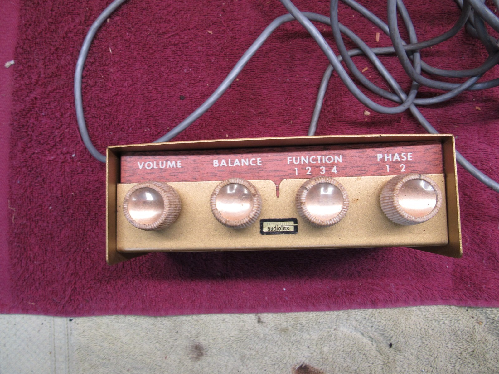 Vintage AudioTex Hi Fi Switch Control Cat # 30-286 Pe-Amp Volume Stere-O-Sound