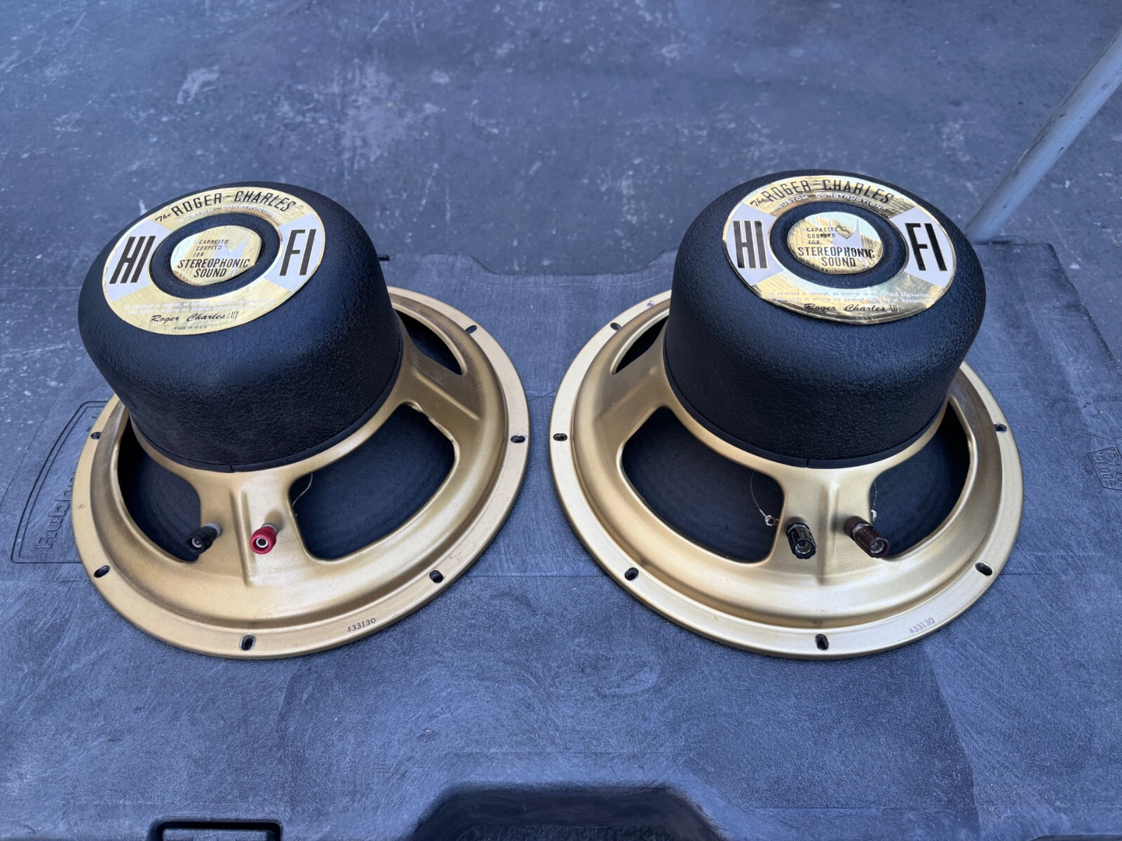 Pair altec Rogers Charles Signature 12” alnico full range speakers