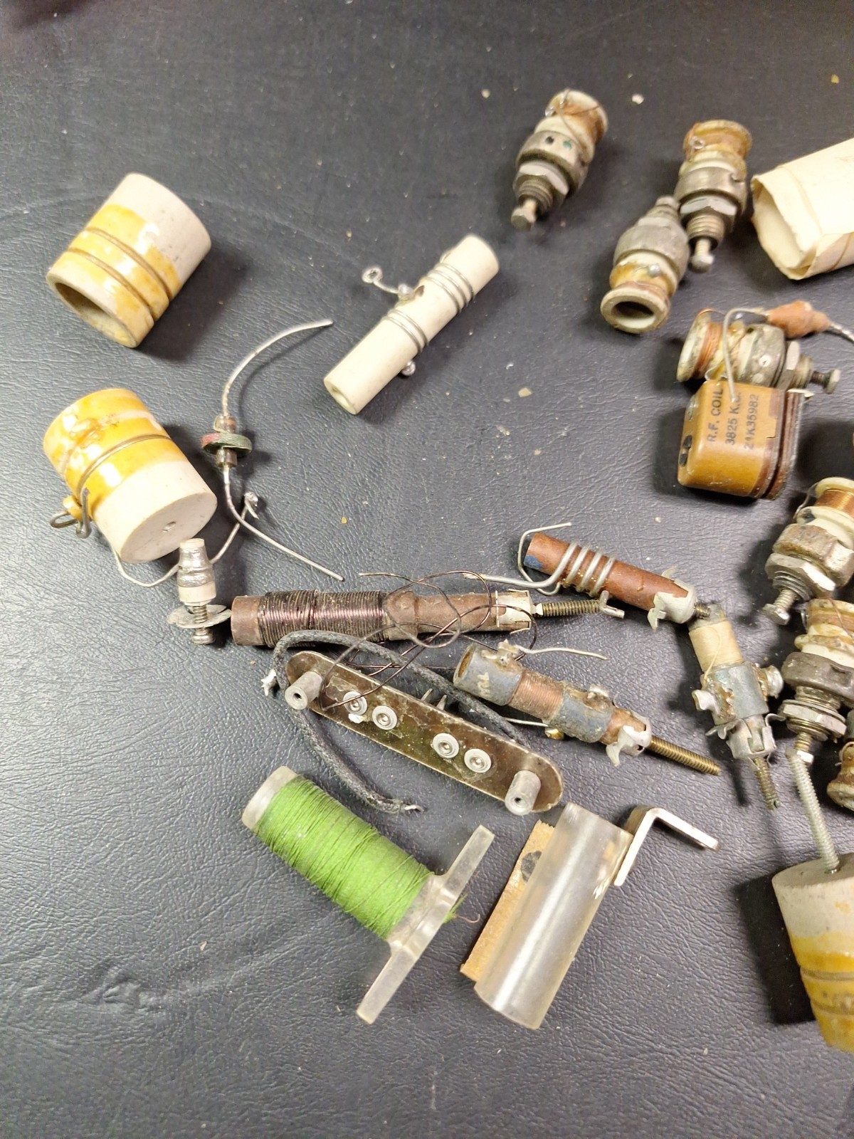 Mixed lot of new and used antique radio IF RF Antenna Coils