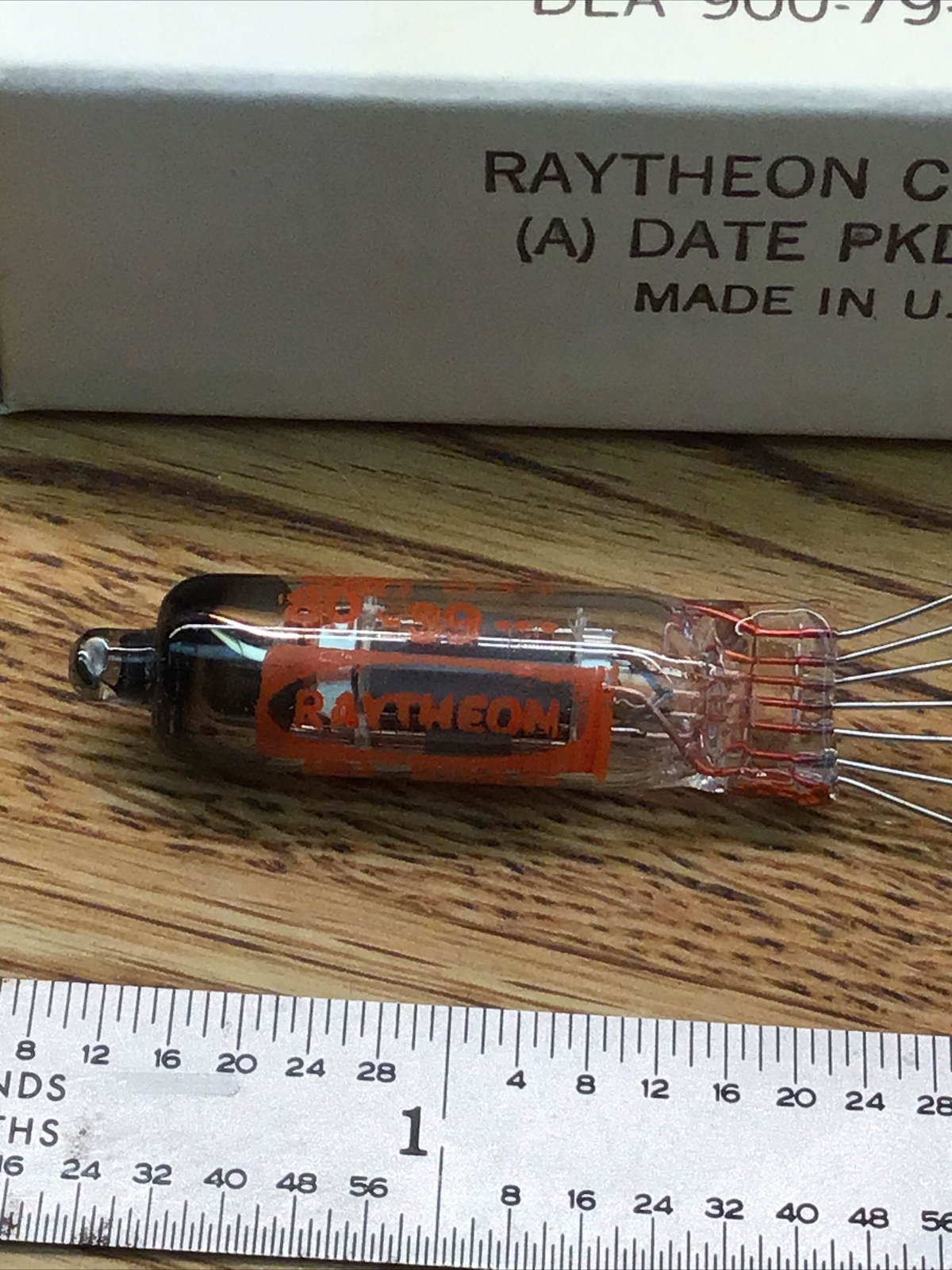 Raytheon JAN 5702WB Ribbon Microphone Tube 5 PIECES Double Triode USA SELLER MM1