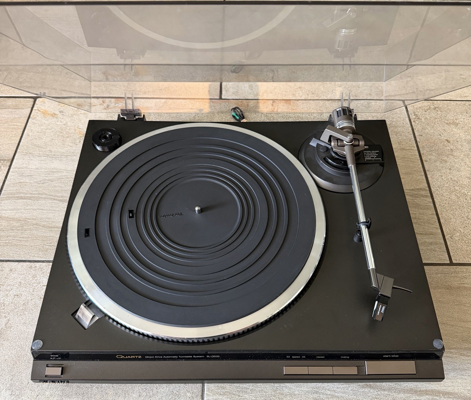 Technics SL-QD33 Fully Automatic Quartz Direct Drive Turntable Serviced Recapped