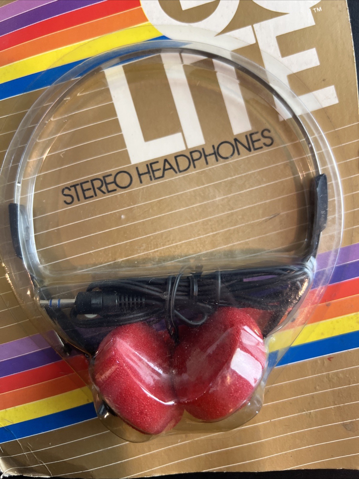 Vintage 1986 Recoton Go Lite 92 Stereo Headphones New Unopened Box