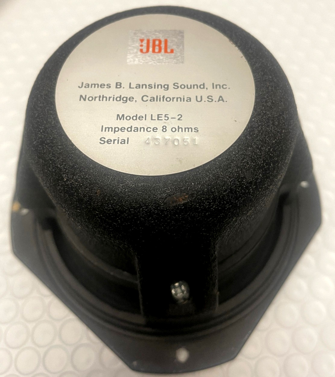 JBL LE 5-2 Midrange Driver ALNICO 8ohm (Single)#2