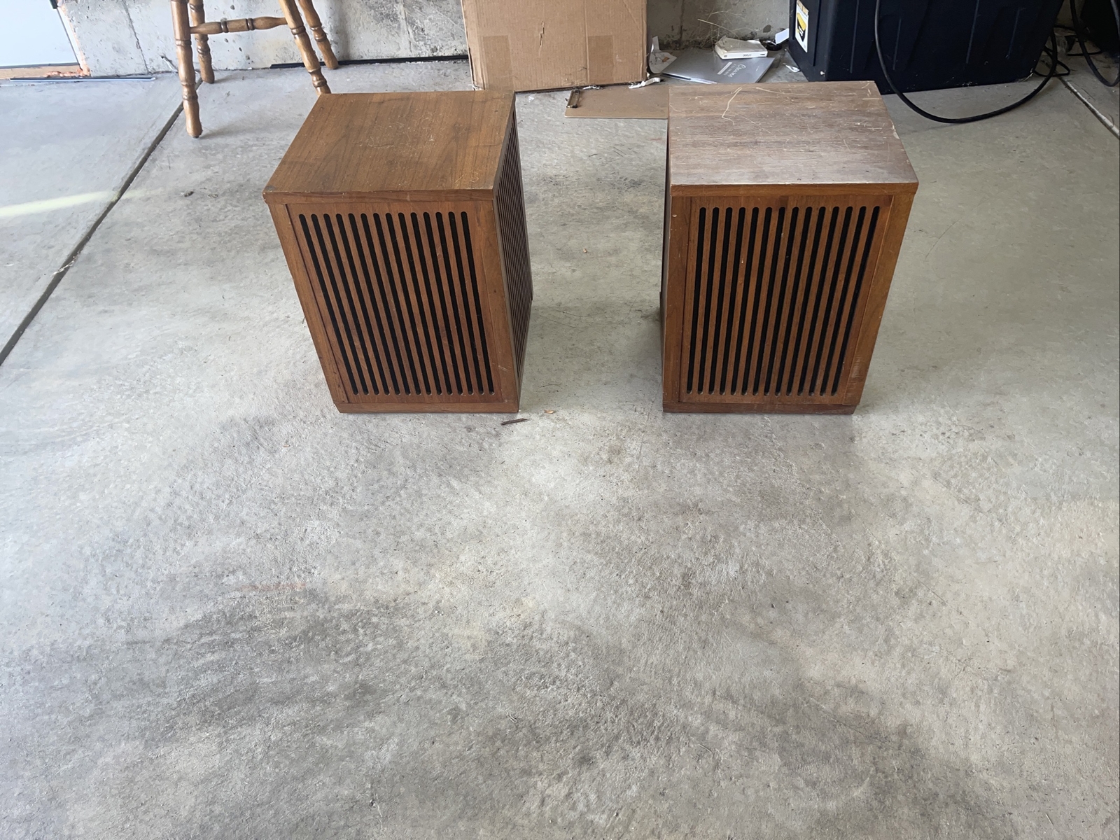 Vintage 1969 Realistic Optimus 4 Omni-Directional Speakers Rare