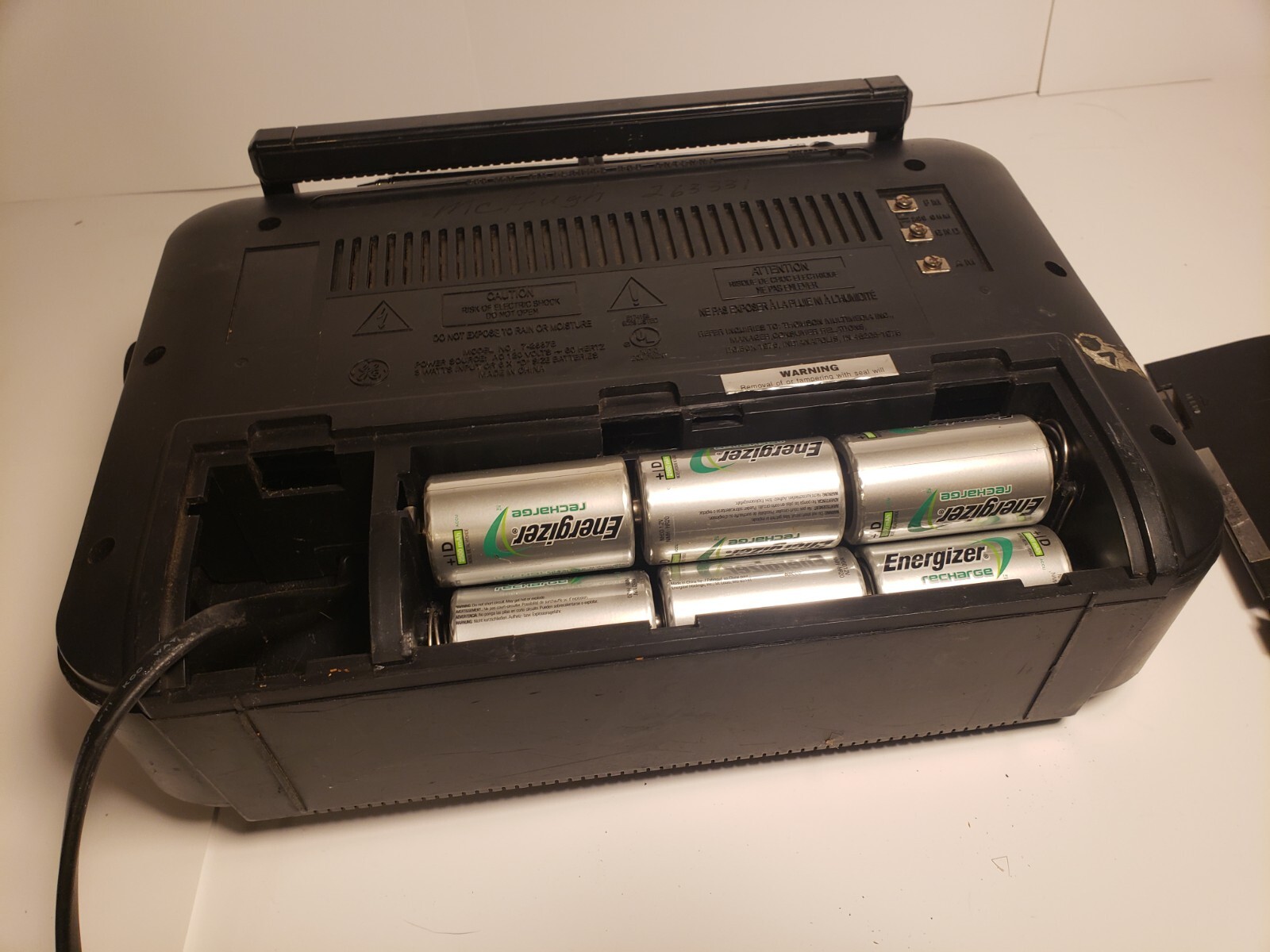 GE Superadio 7-2887A AM FM Long Range Hi Performance Radio Vintage- WORKS!