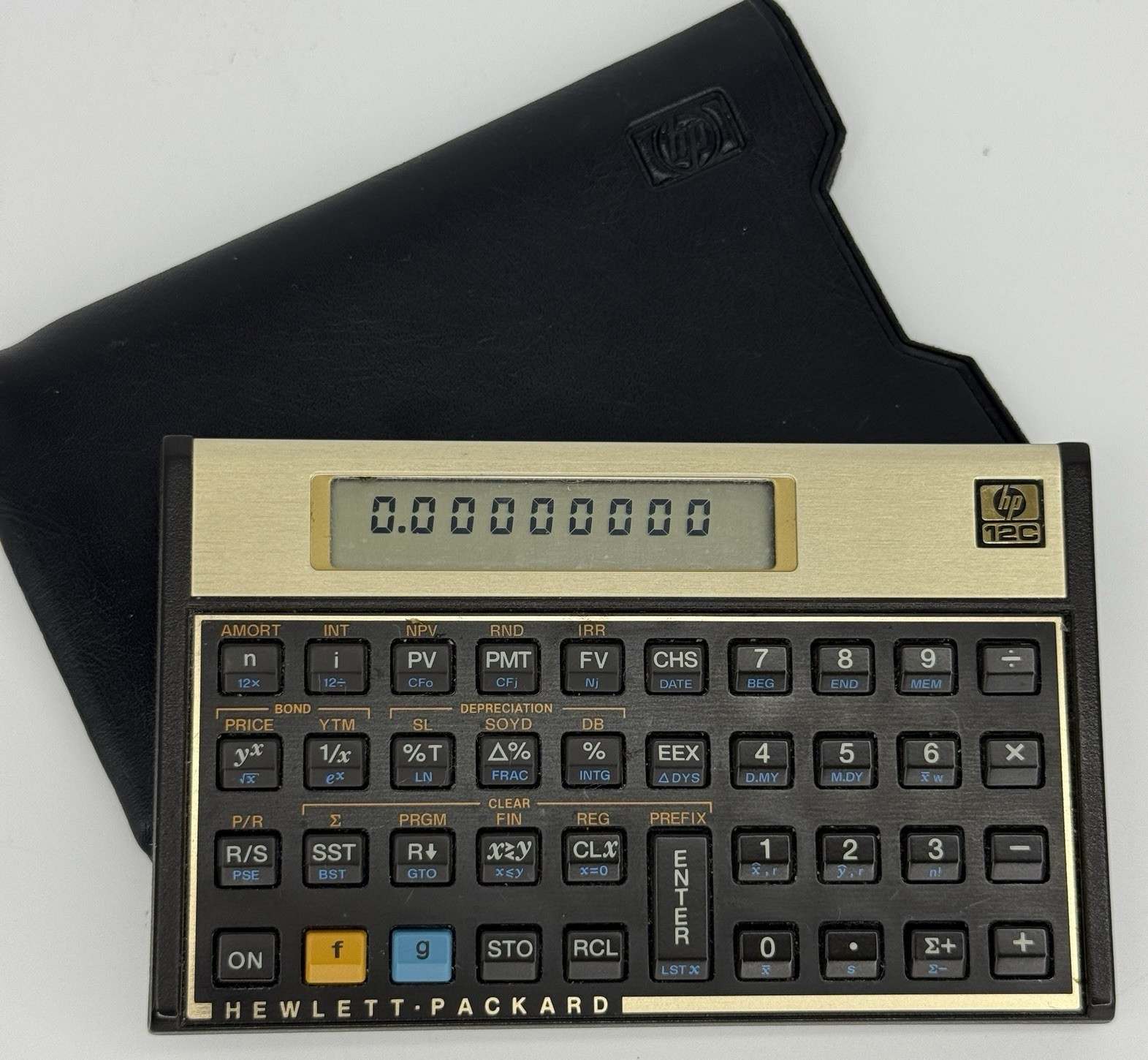 Vintage HP 12C Financial Calculator Tested Working w Original Case Malaysia
