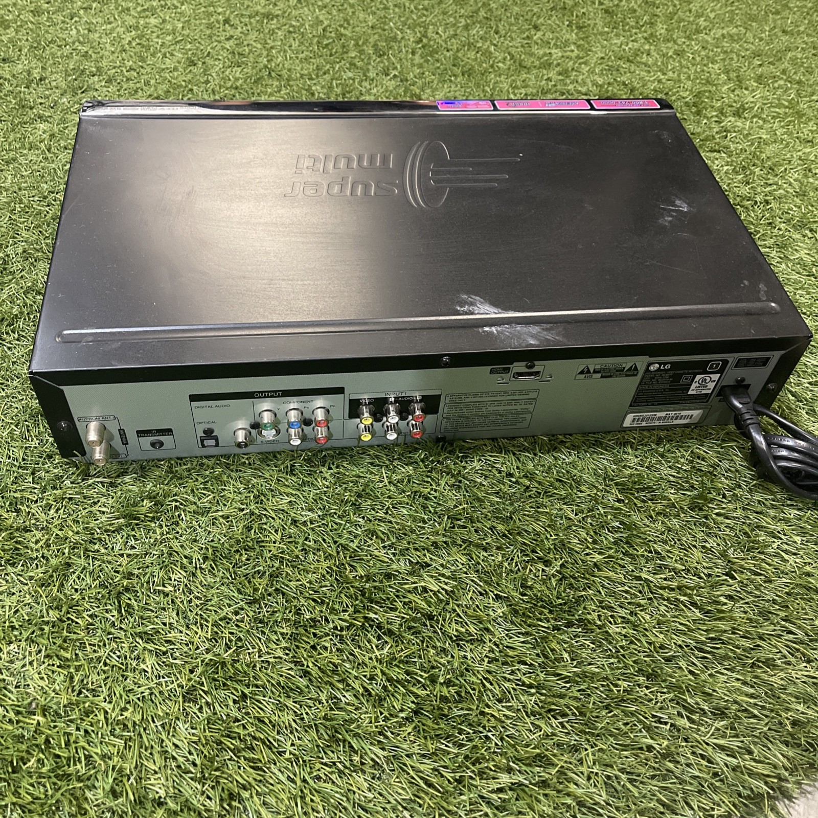 LG RC897T DVD Recorder VHS VCR Combo Player/Recorder 4-Head Hi-Fi Stereo Black