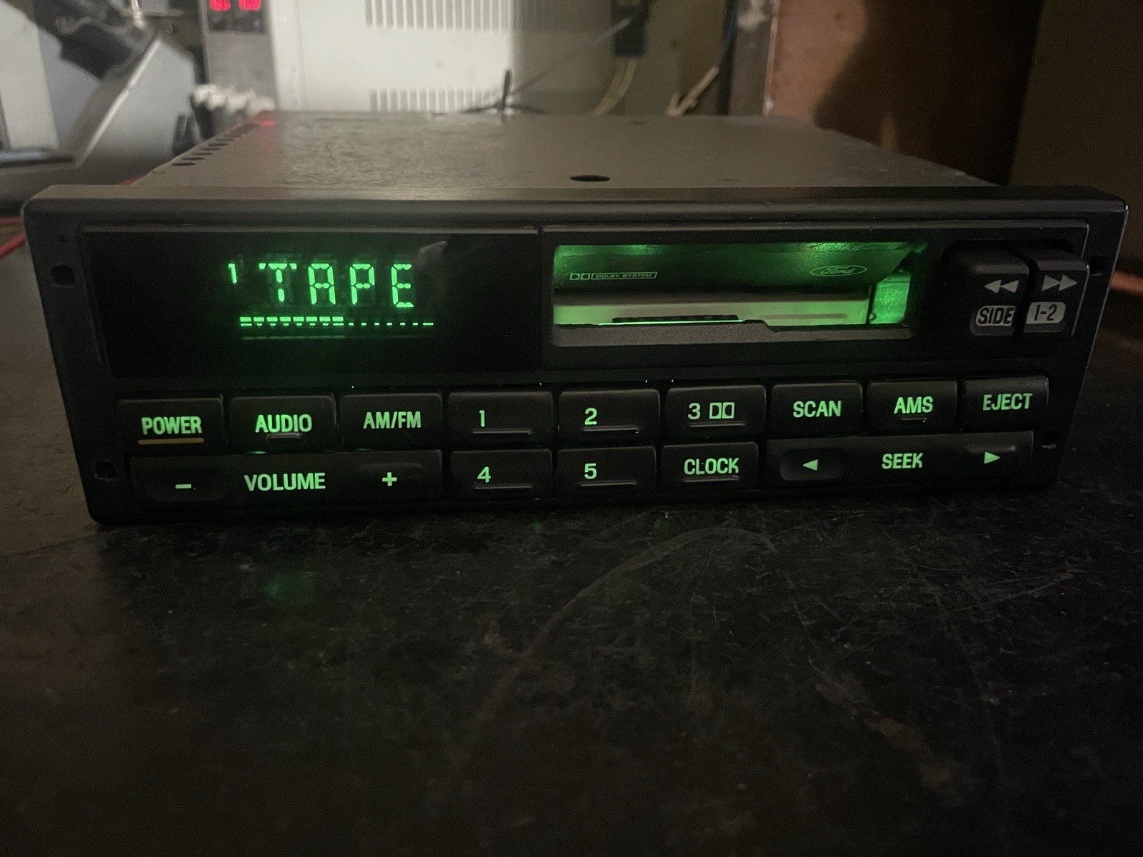1993 – 94 AM/FM Ford Cassette Radio w/Bluetooth, Ford Ranger, Explorer, Contour