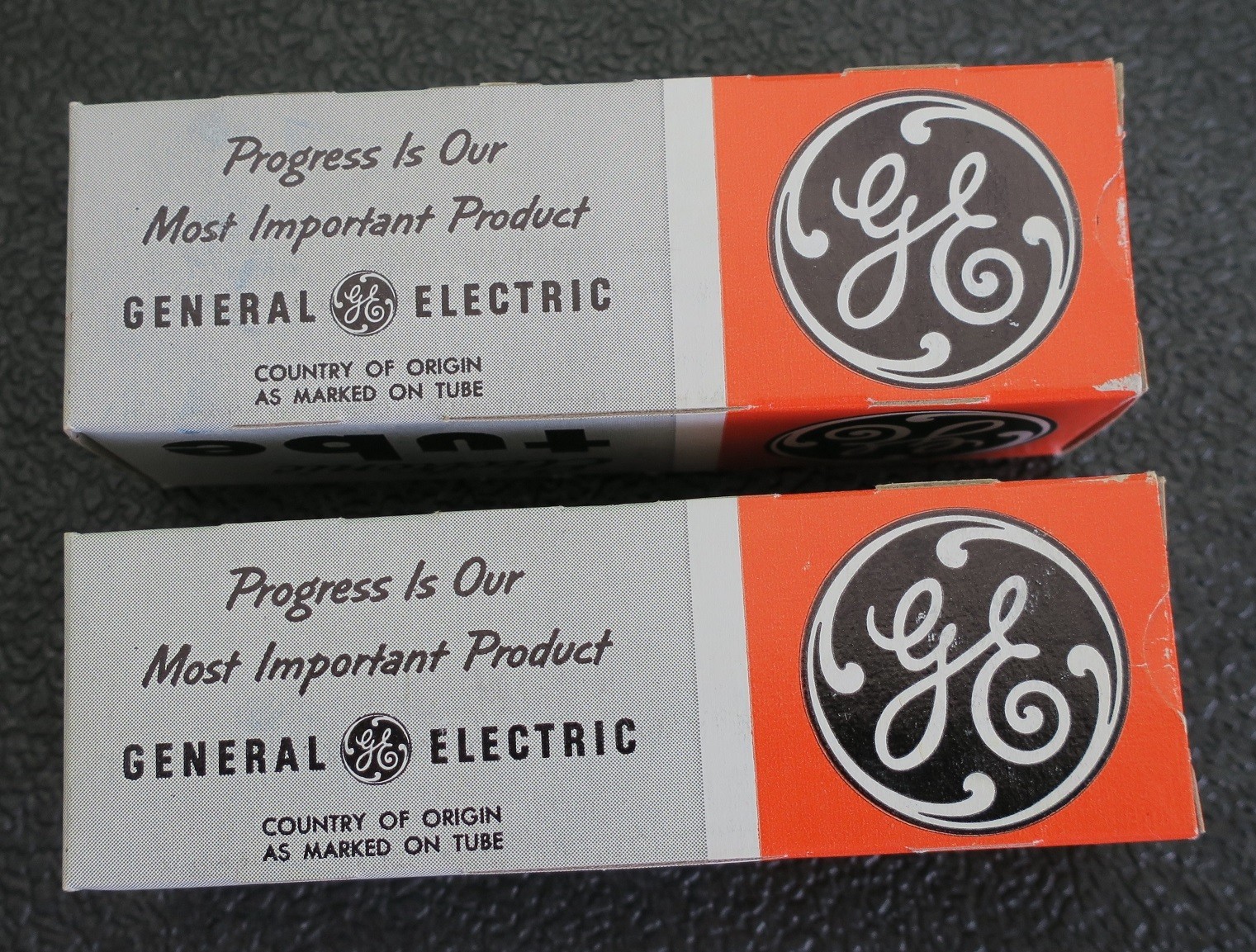 GE 6L6GC Vintage Matched Pair Power tubes w/ Original boxes – from KCANos Tubes