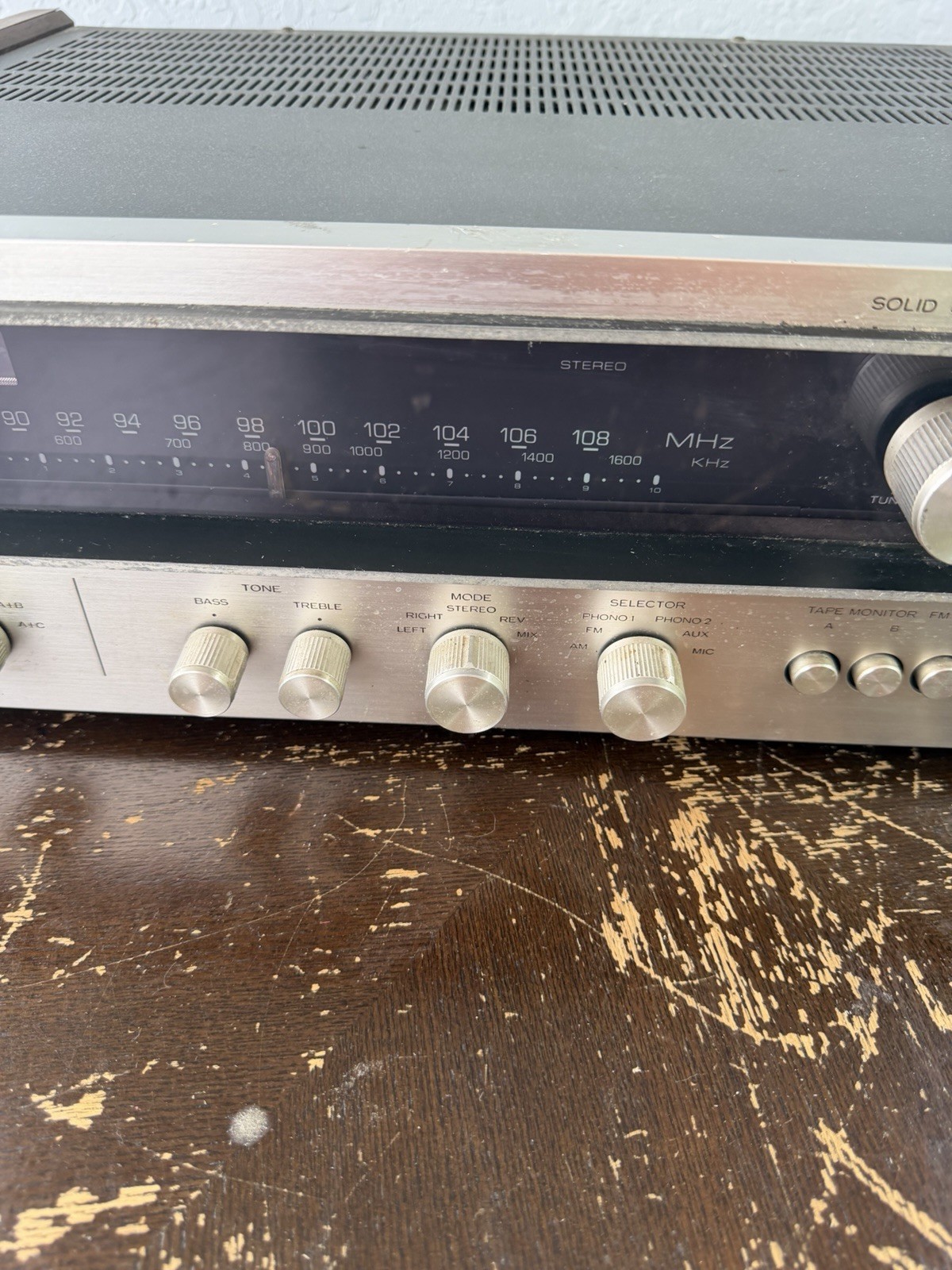 Vintage Kenwood KR 5400 AM/FM Solid State Stereo Receiver With Tuning Receiver