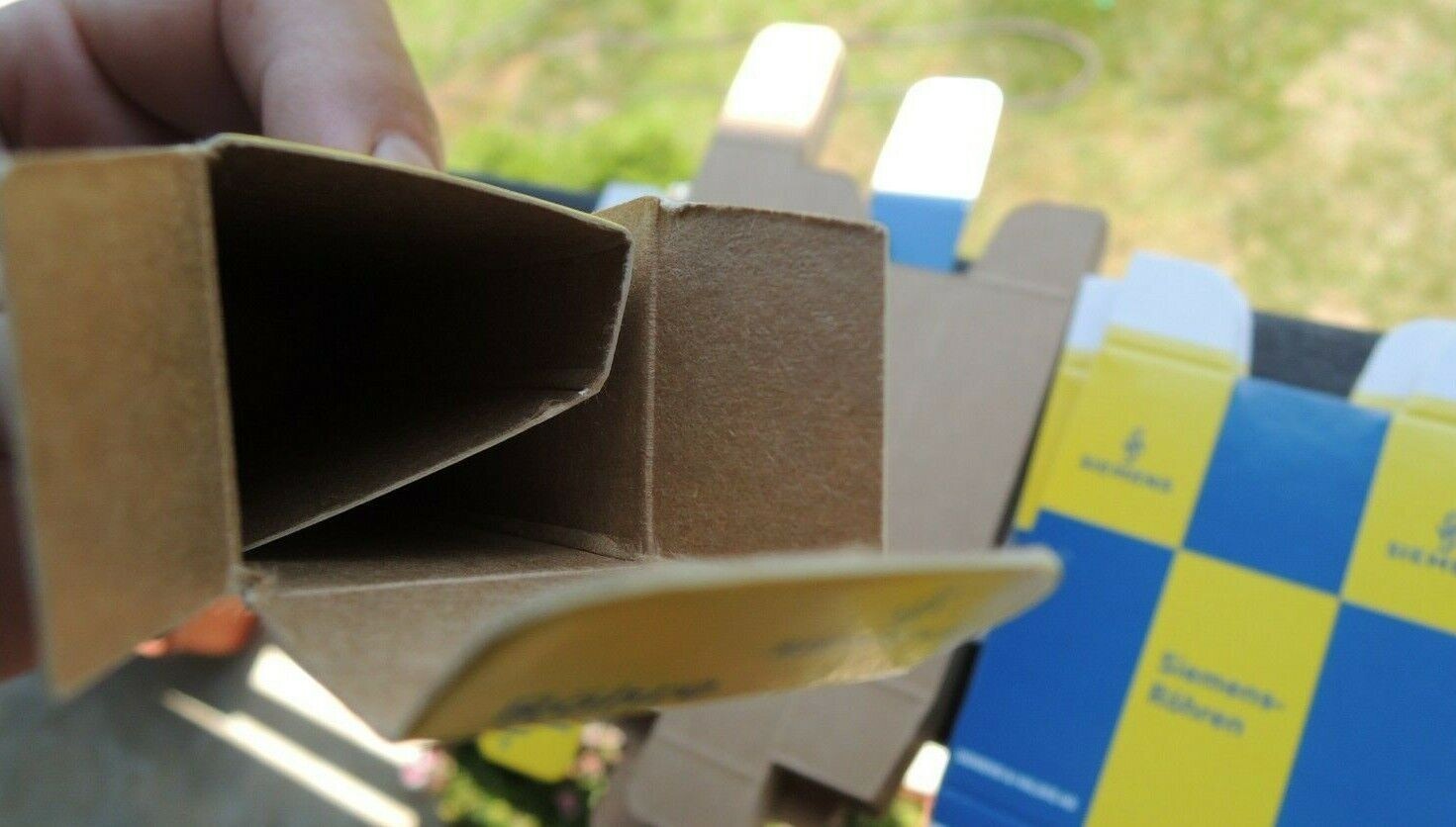 SIEMENS &HALSKE AG TUBE-BOX CARTON BOX for Radio Tubes 12AU7-12ax7/ecc803S,E83CC