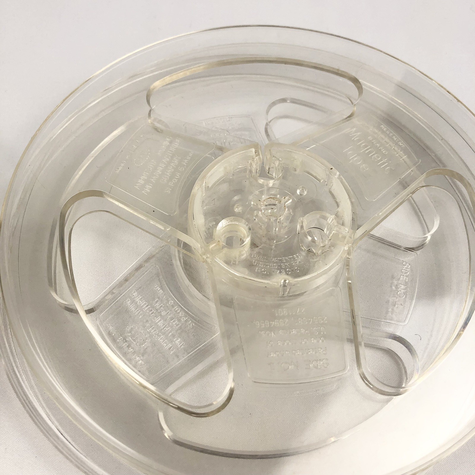(10) 3M Scotch 7” 1/4” Reel to Reel Plastic Take Up Reels