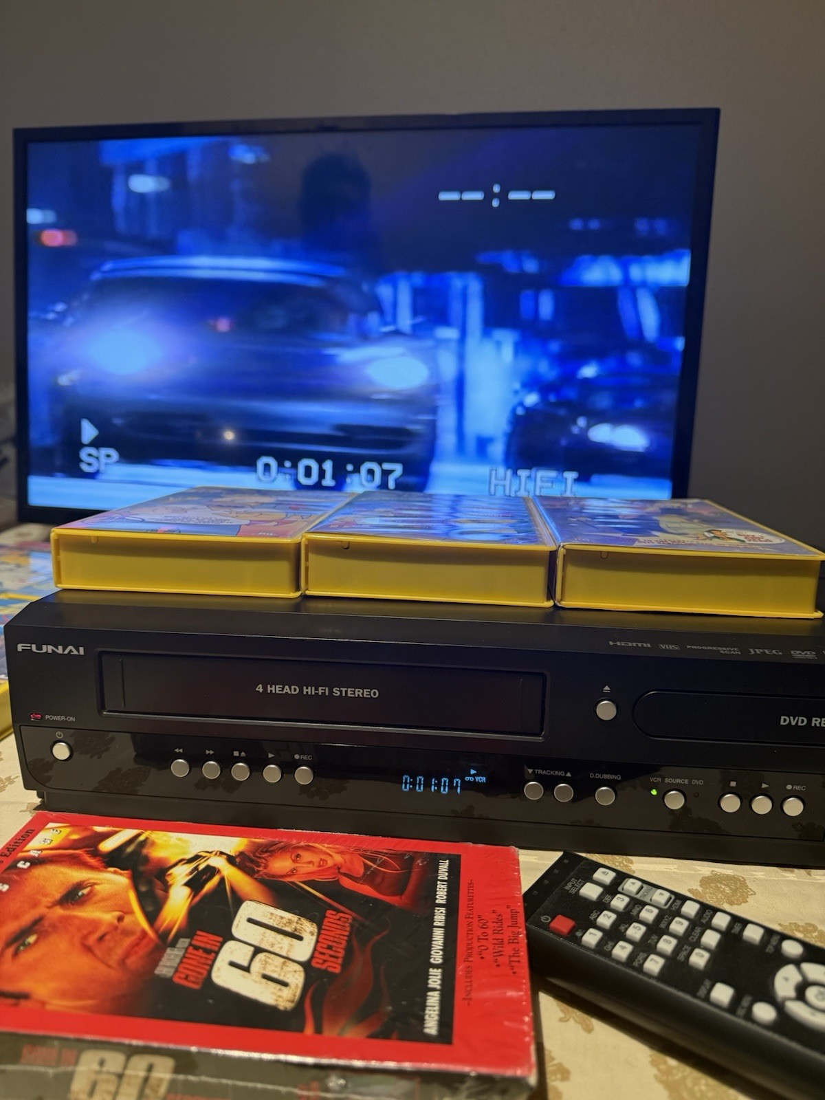 Funai ZV427FX4 A DVD Recorder/VCR Combo VHS DVD 4-Head Hi-Fi Stereo