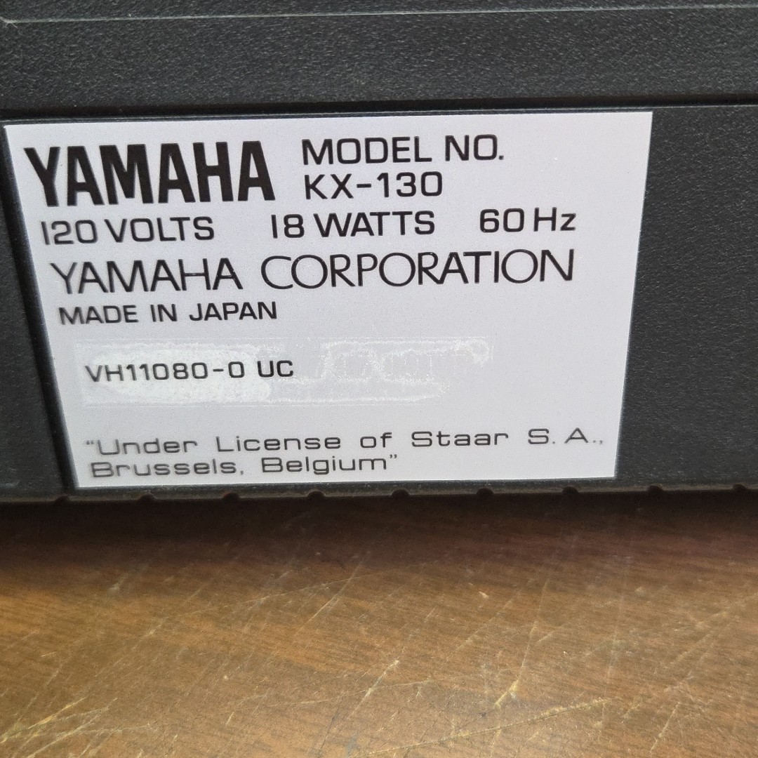 YAMAHA KX-130 Natural Sound Stereo Cassette Deck Dolby B/C Vintage 1980s Japan