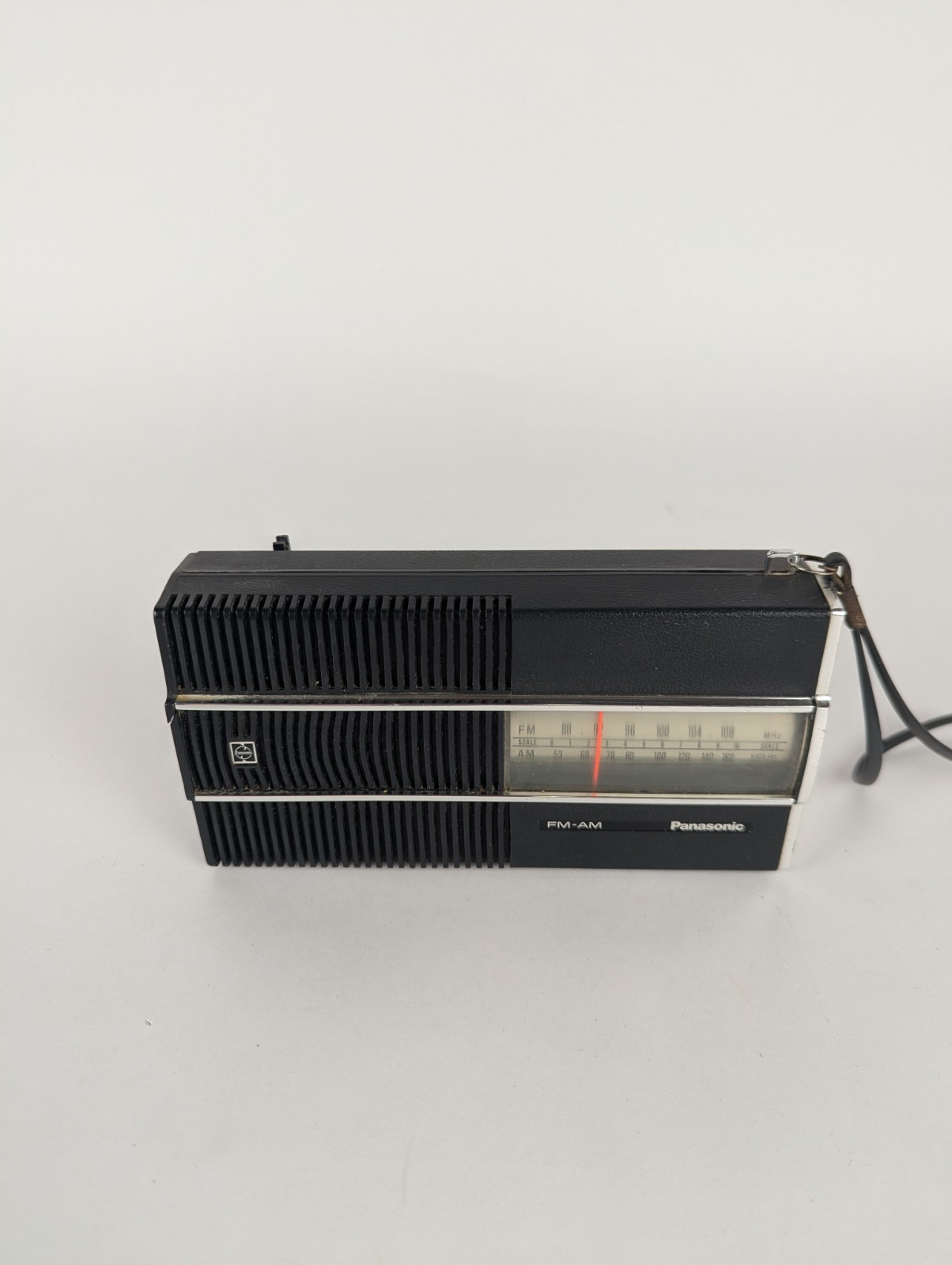 Panasonic RF-519 FM-AM Vintage Portable Radio Black Japan WORKS No Antenna