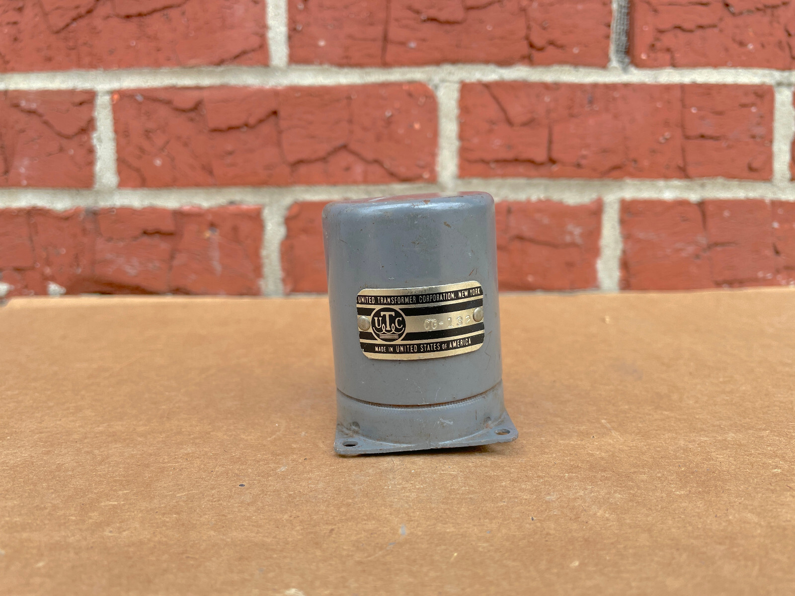 UTC CG-132 Transformer Audio Rare Vintage United Transformer Corp CG132 gray