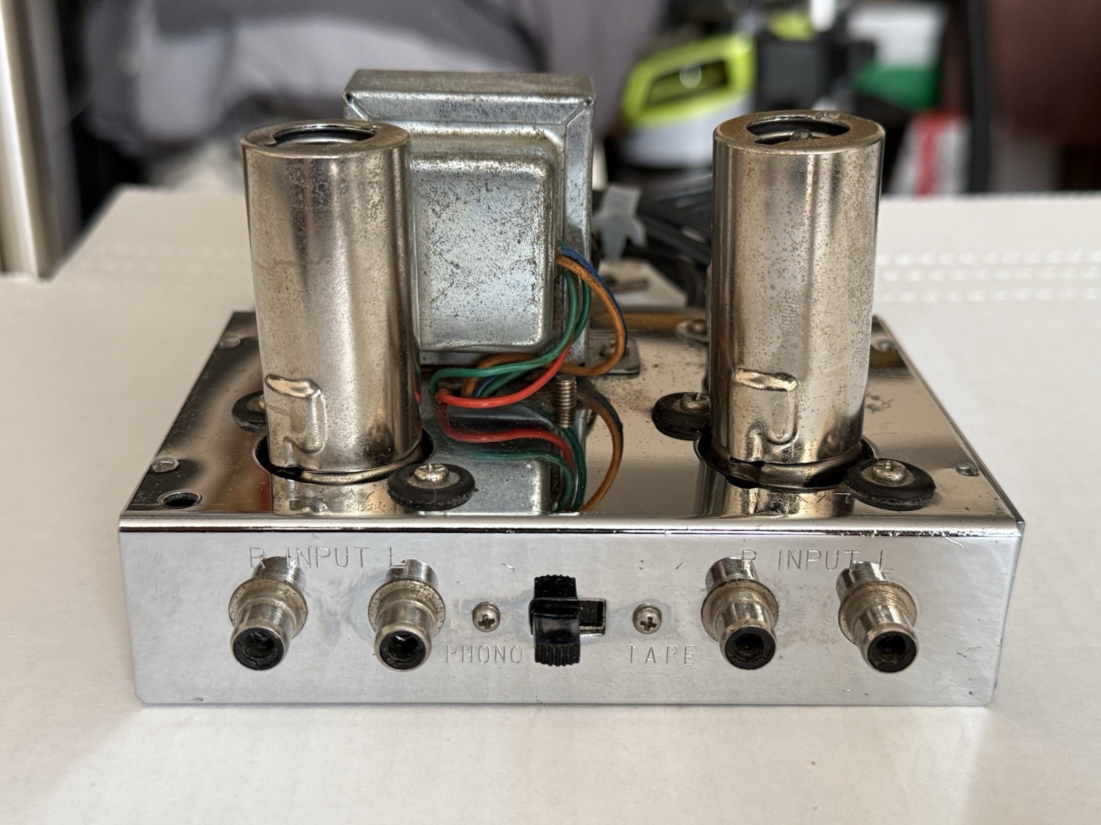 Olson AM-221 Tube Stereo Phono Pre Amplifier PreAmp. Tested And Working.