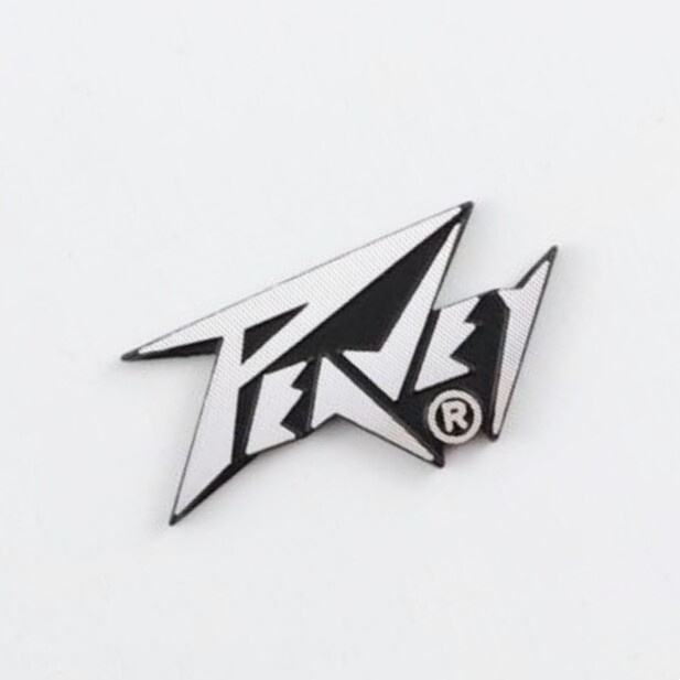 PEAVEY logo badge replacement piece Aluminum 26mm(1.02″)X13mm(0.51″)