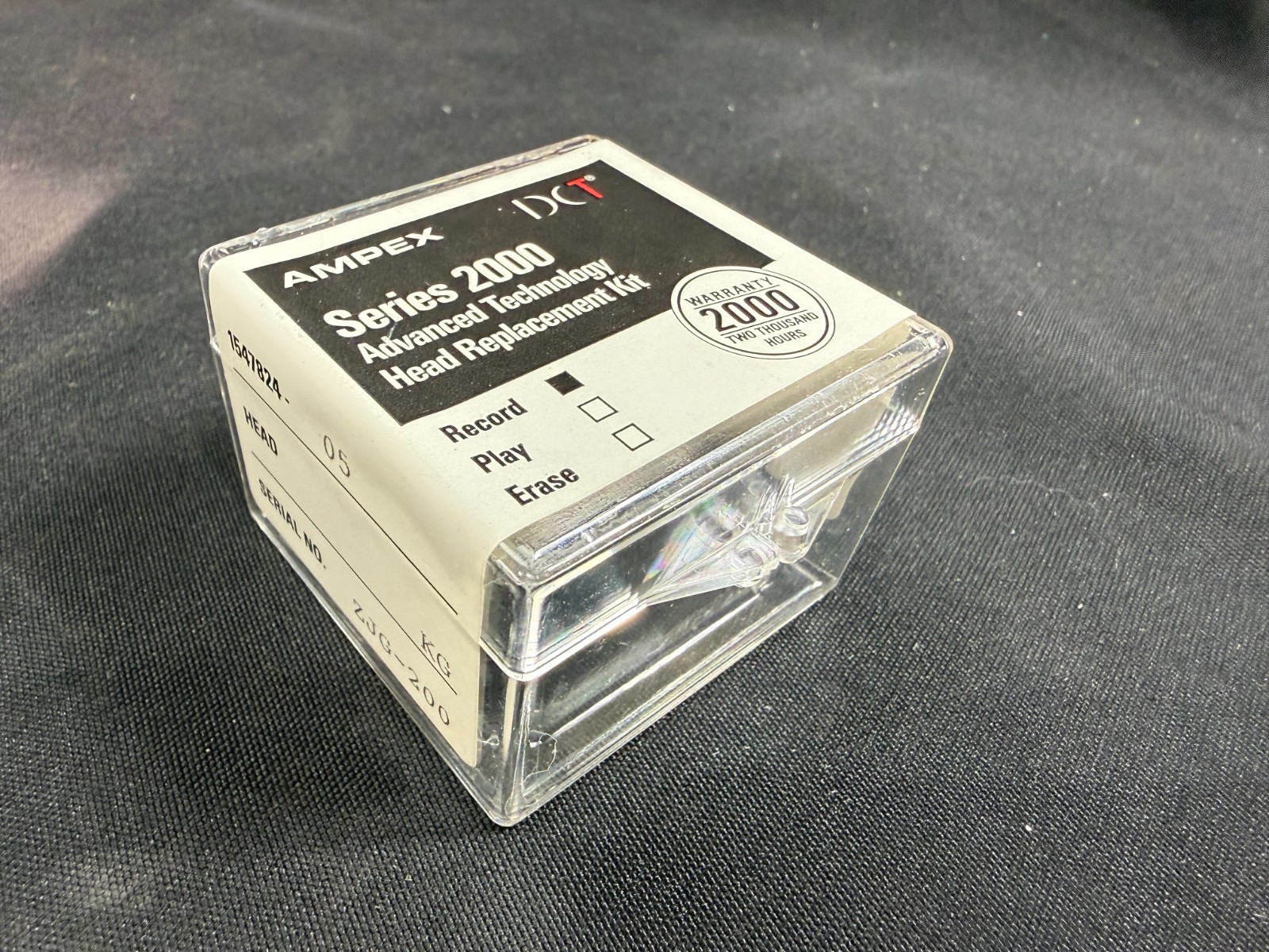 Ampex 1547824-05 Head Replacement Kit 1/4″ 2-Track Stereo Tape Deck Vintage NIB